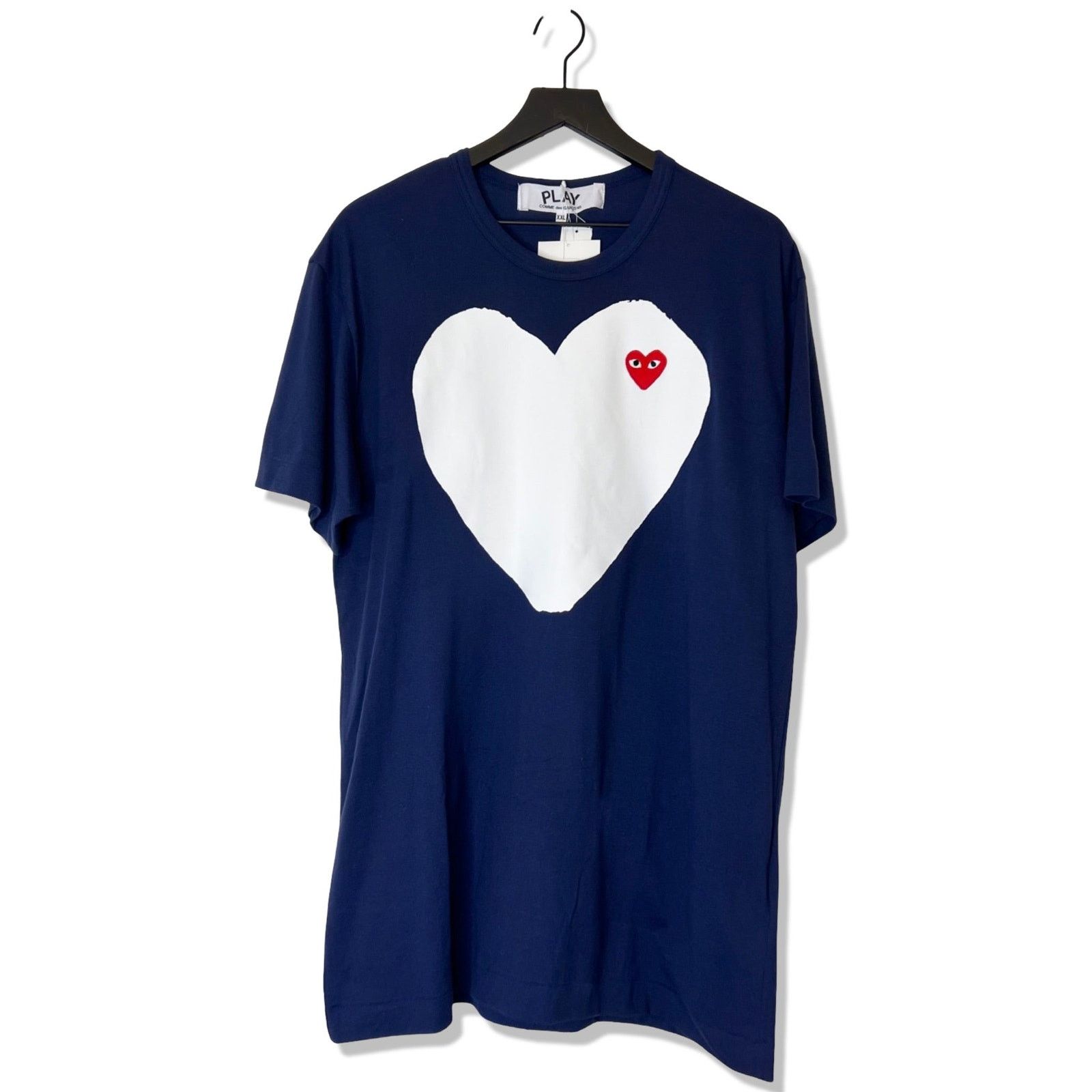 Comme des Garcons PLAY NWT! Comme Des Garçons Play Navy T-shirt, Size 2XL Size US XXL / EU 58 / 5 - 1 Thumbnail