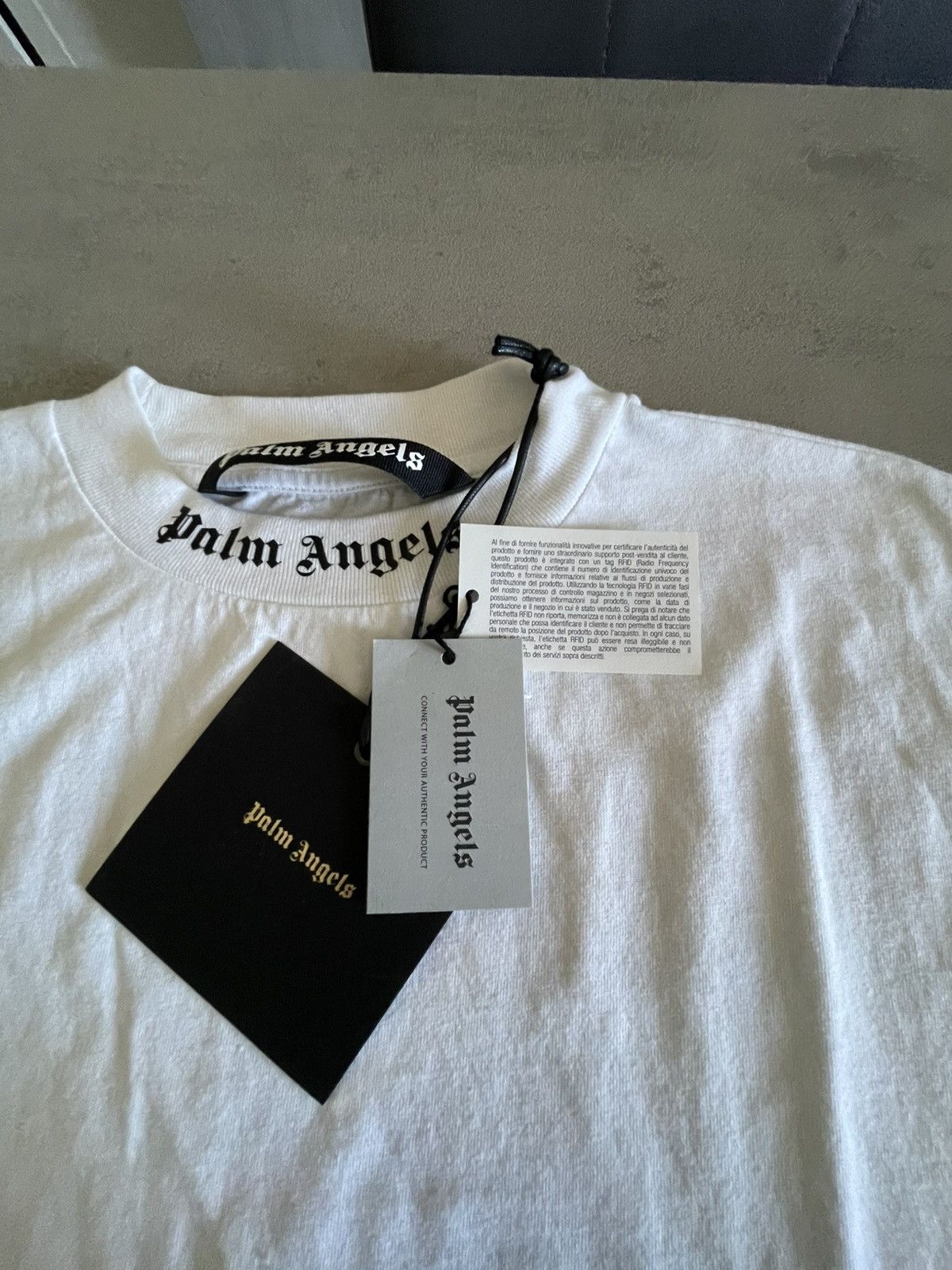 Palm Angels palm angels classic logo over tee White black S Size US S / EU 44-46 / 1 - 11 Thumbnail