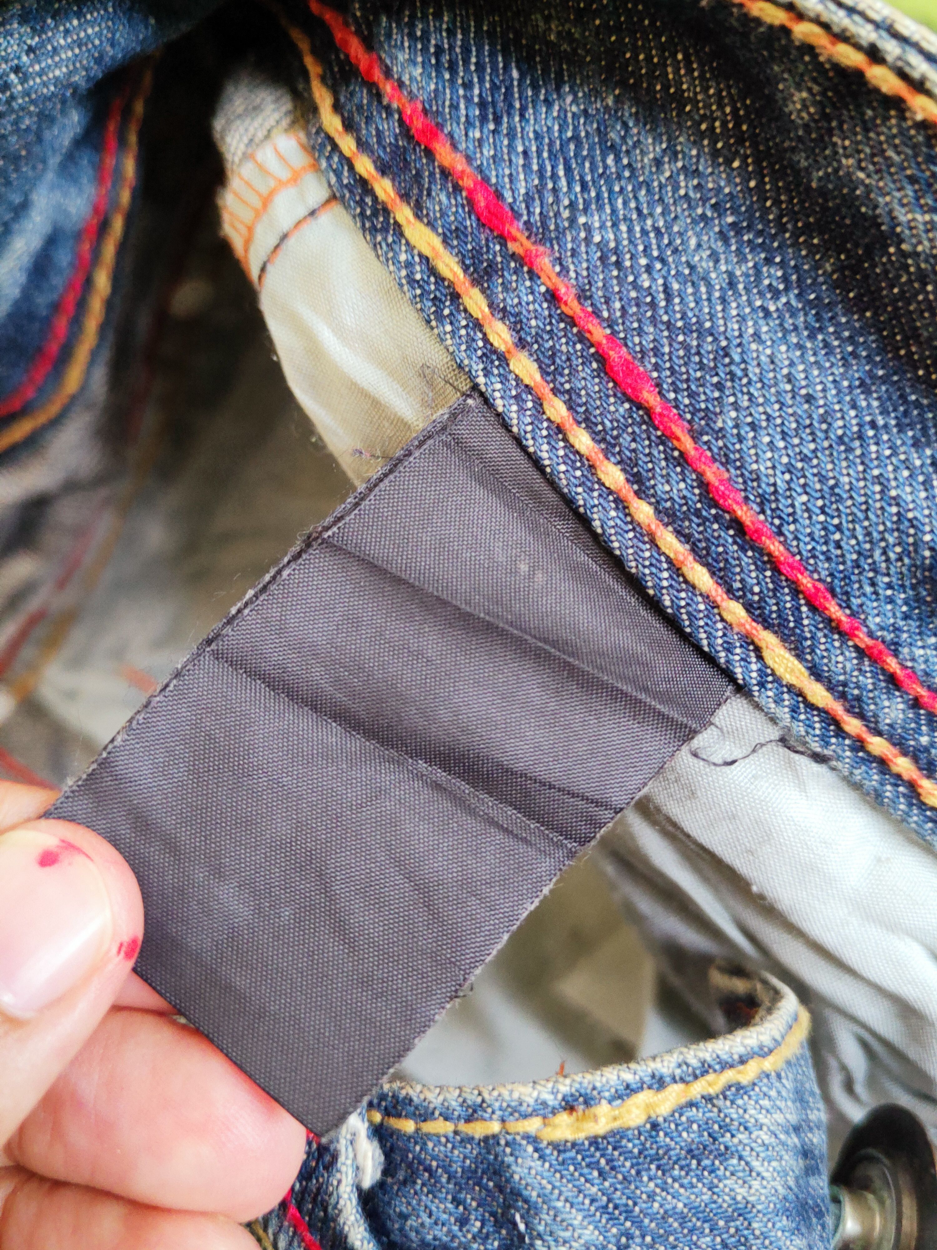 Japanese Brand Swell Dark Blue Distressed Ripped Jeans #W339 Size 28" / US 6 / IT 42 - 15 Thumbnail