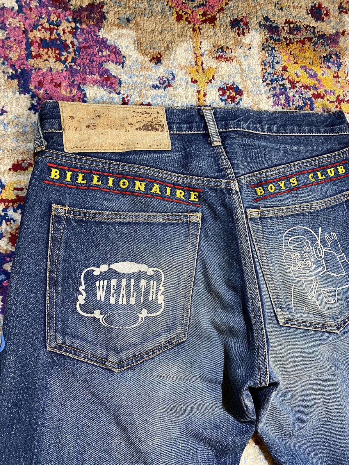 Billionaire Boys Club × Icecream BBC ICE CREAM ASTRO RAYGUN SELVEDGE DENIM PANTS Size US 32 / EU 48 - 5 Thumbnail