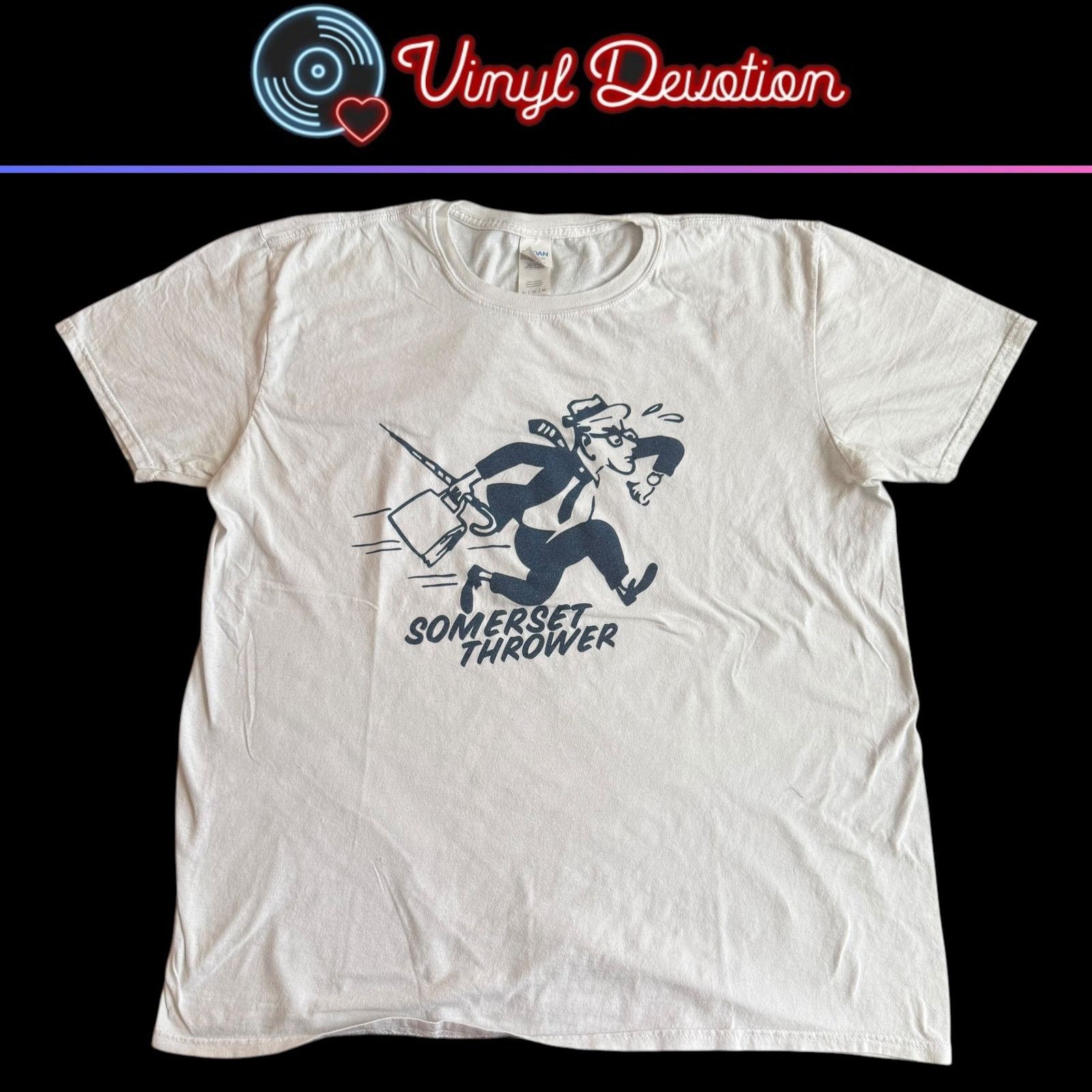 Band Tees Somerset Thrower Band I'm Late! White T-Shirt Size XL Size US XL / EU 56 / 4 - 1 Thumbnail