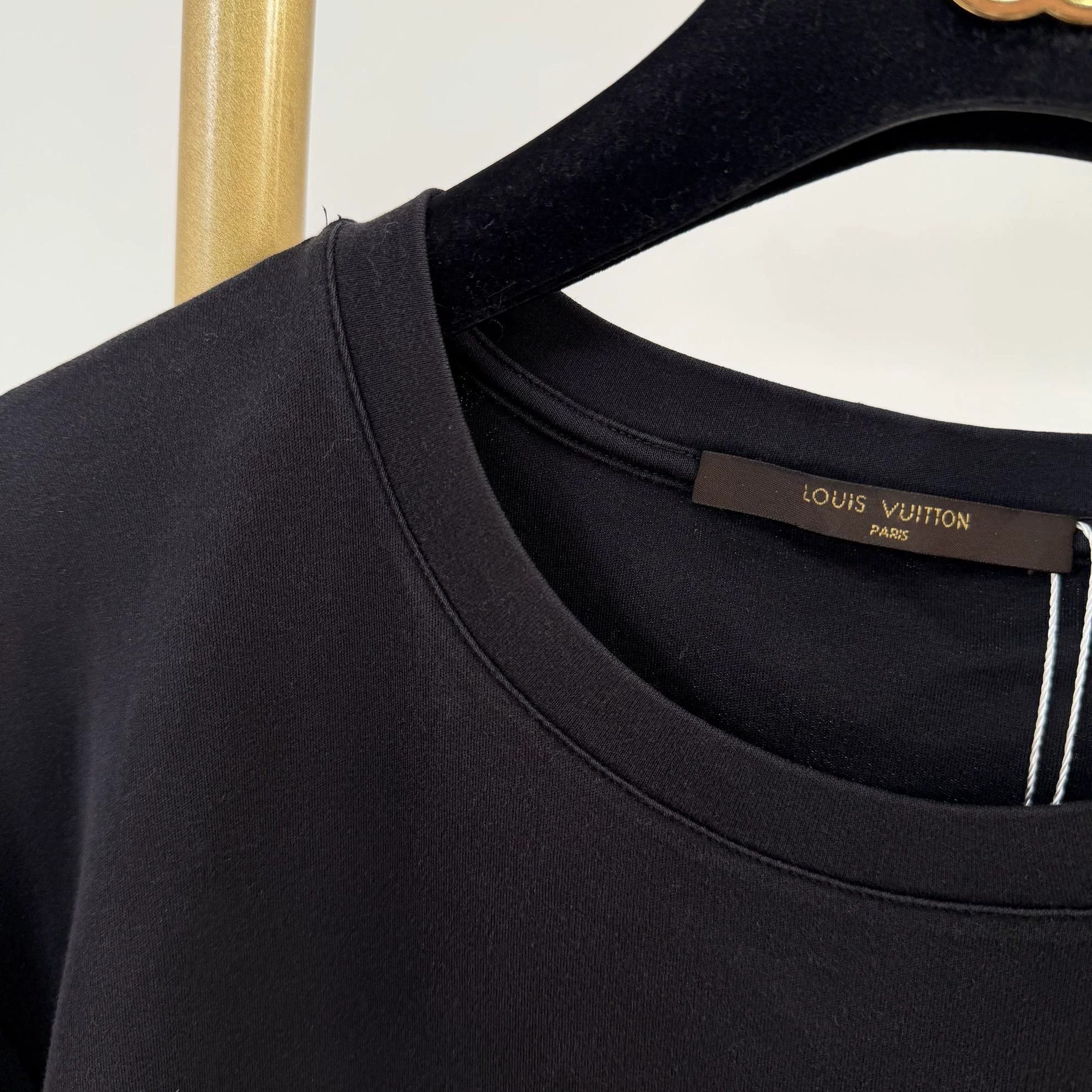 Louis Vuitton Louis Vuitton Black Tee L Size Size L / US 10 / IT 46 - 5 Thumbnail