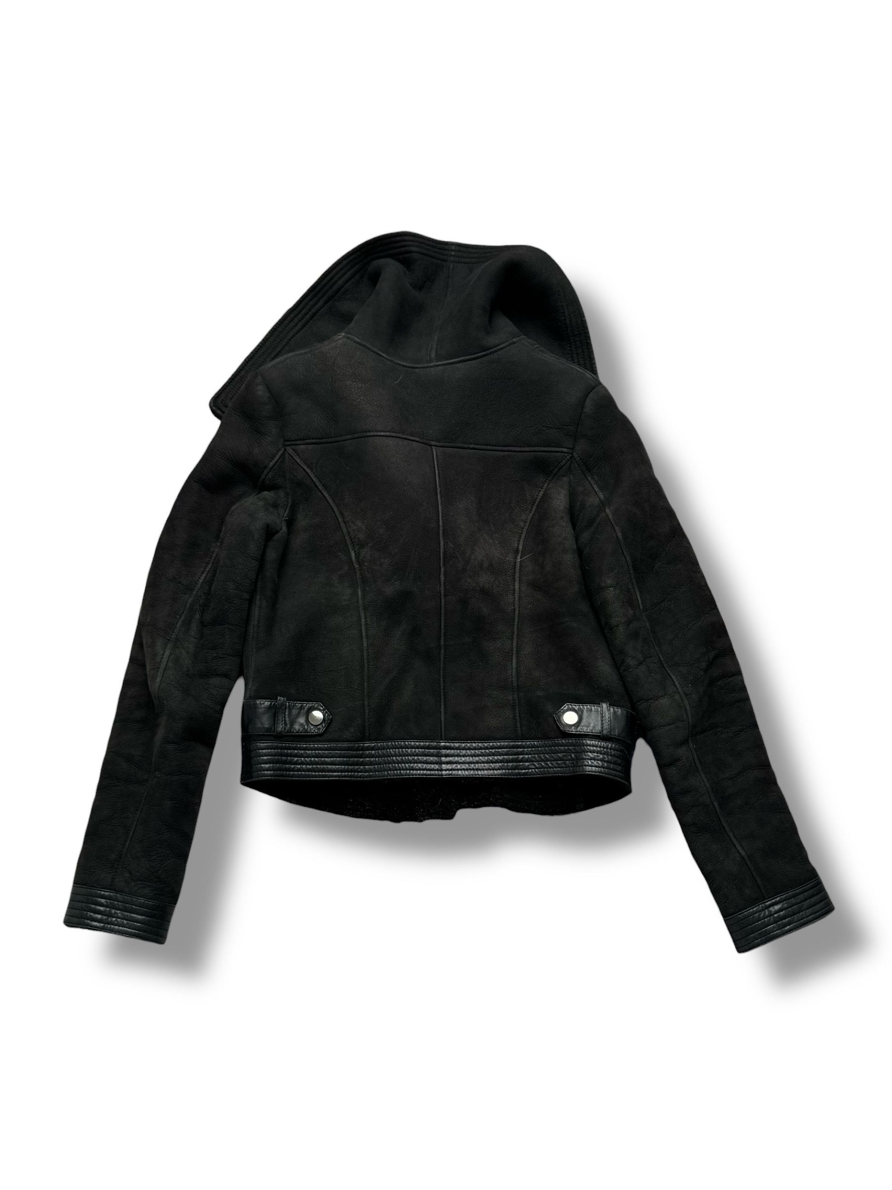 Vintage Y2K Real Sheepskin Cropped Jacket(V412) Size S / US 4 / IT 40 - 9 Thumbnail