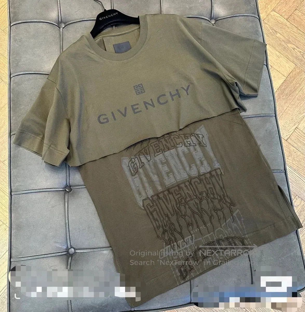 Givenchy Givenchy Runway Layered Short Sleeve T-shirt. Size US XL / EU 56 / 4 - 5 Thumbnail