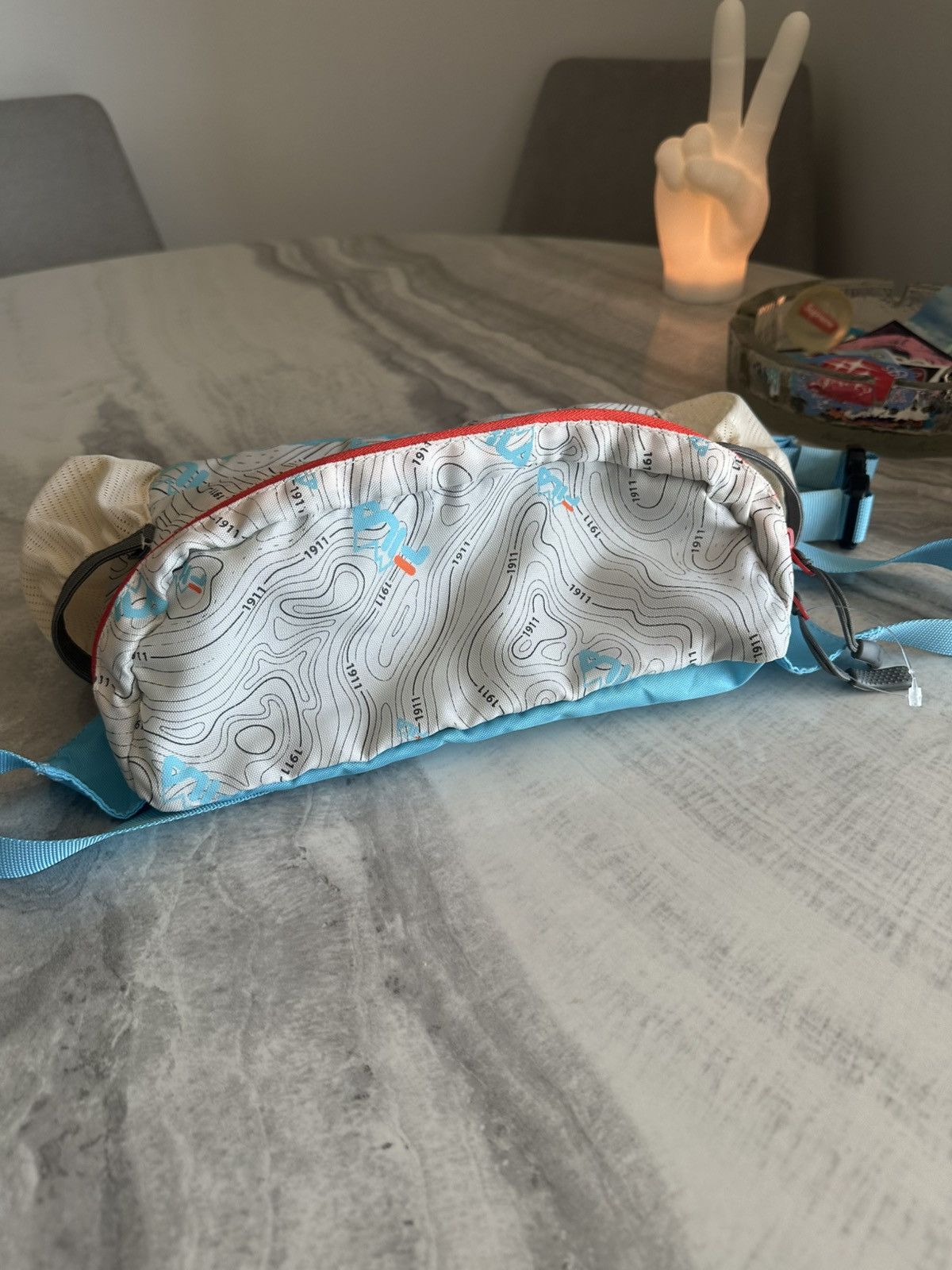 Fila FILA Trail Topographical Design Fanny Pack Size ONE SIZE - 4 Thumbnail