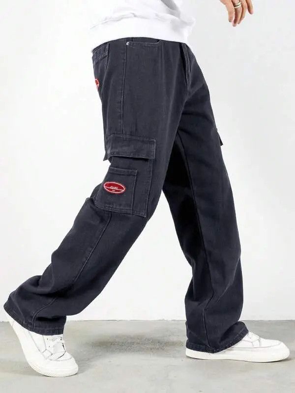 Jean Komuro x Mari Cargo Pocket Denim Jeans Straight fit Size US 32 / EU 48 - 1 Thumbnail
