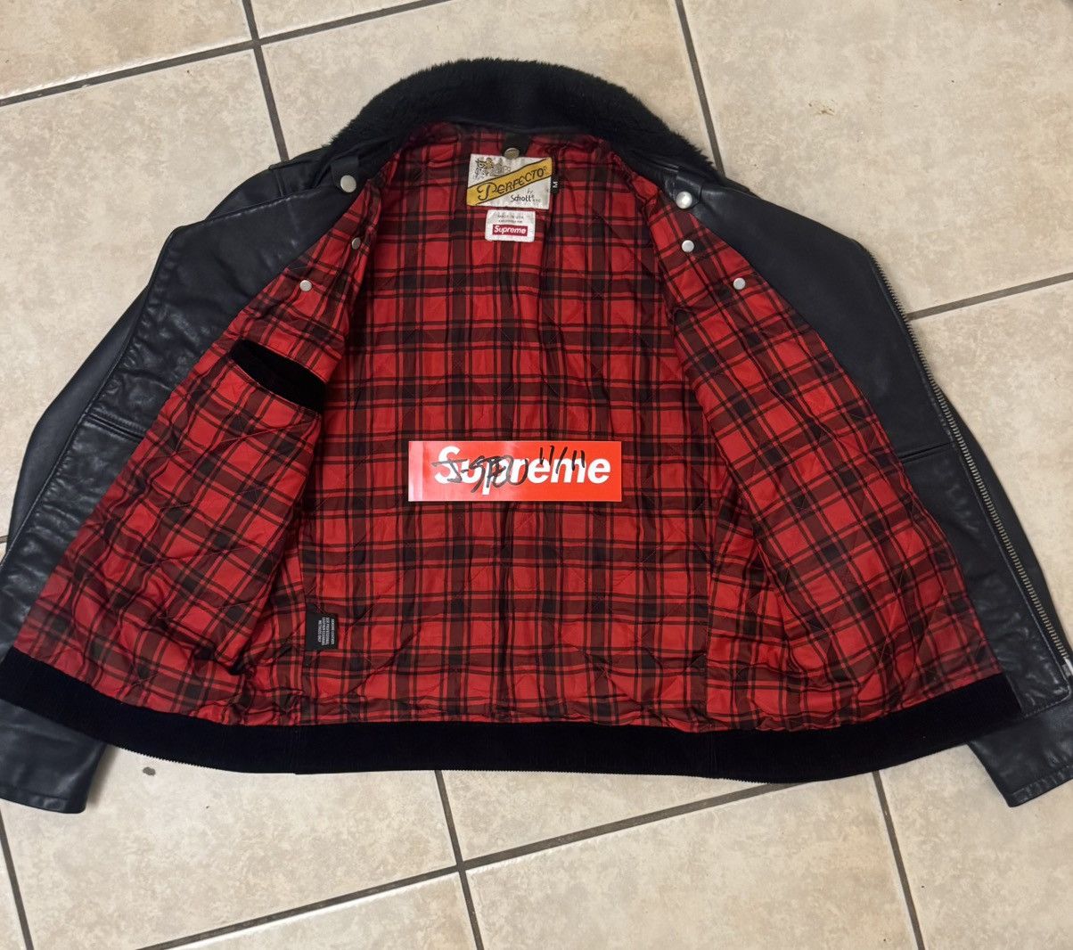 Supreme Supreme Schott Perfecto FW14 Size US M / EU 48-50 / 2 - 5 Thumbnail