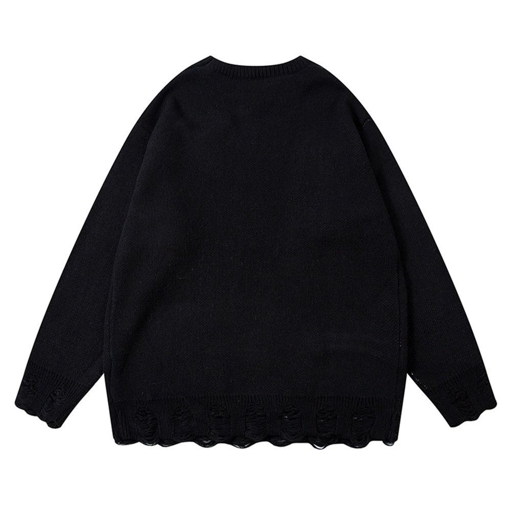Vintage Men's retro metal chain cartoon print sweater y2k Size US M / EU 48-50 / 2 - 2 Thumbnail
