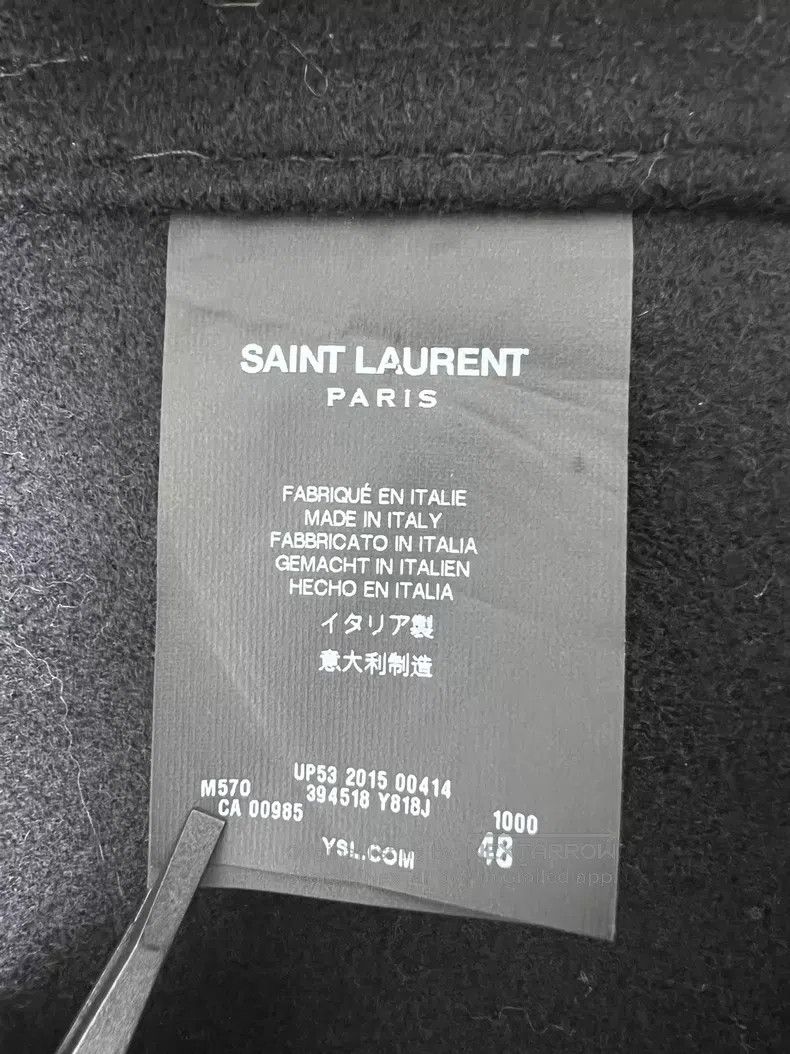 Saint Laurent Paris Saint Laurent Paris Black Samurai Single-Breasted Wool Dec Size US M / EU 48-50 / 2 - 6 Thumbnail
