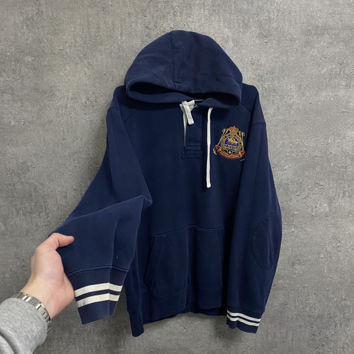 Polo Ralph Lauren Vintage Polo Ralph Lauren Hoodie Big Logo #3 Y2K Size US L / EU 52-54 / 3 - 3 Thumbnail