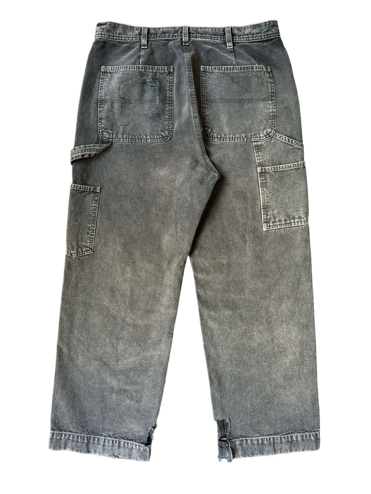 Enfants Riches Deprimes Enfants Riches Déprimés AH23 Black Distressed Carpenter Pant Size US 32 / EU 48 - 2 Thumbnail