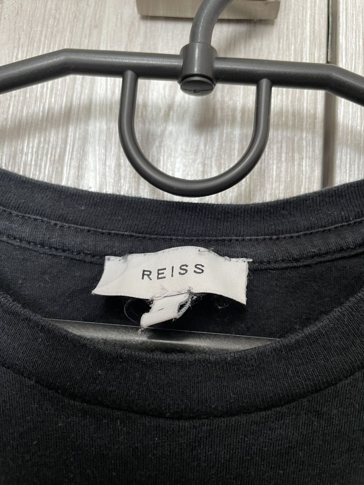 Reiss Reiss Black Basic Tee Vintage Minimalist T-Shirt Size L Size US L / EU 52-54 / 3 - 4 Thumbnail