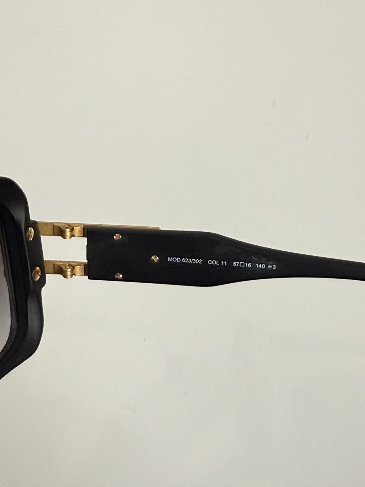 Cazal Cazal Legends Mod. 623/302 Col. 011 Matte Black Sunglasses Size ONE SIZE - 7 Thumbnail
