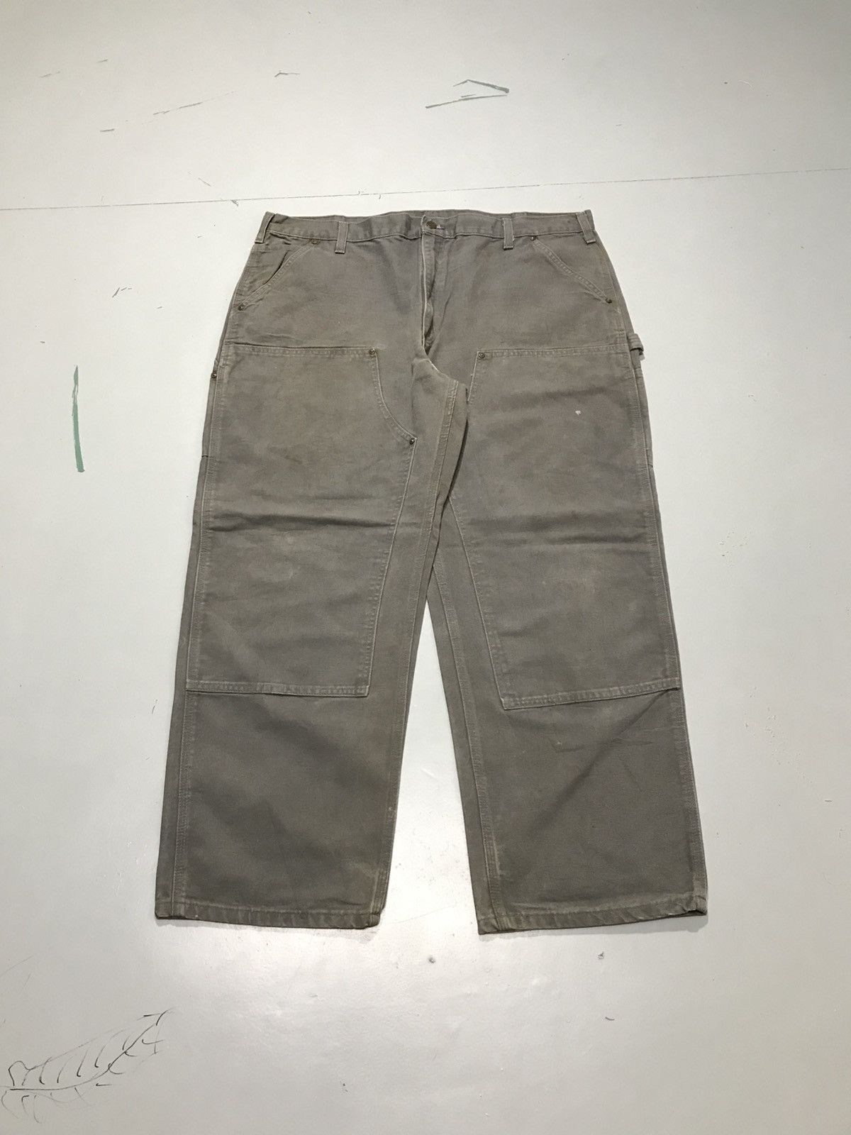 Carhartt Vintage carhartt B136 GVL double knee workwear Size US 42 / EU 58 - 1 Thumbnail