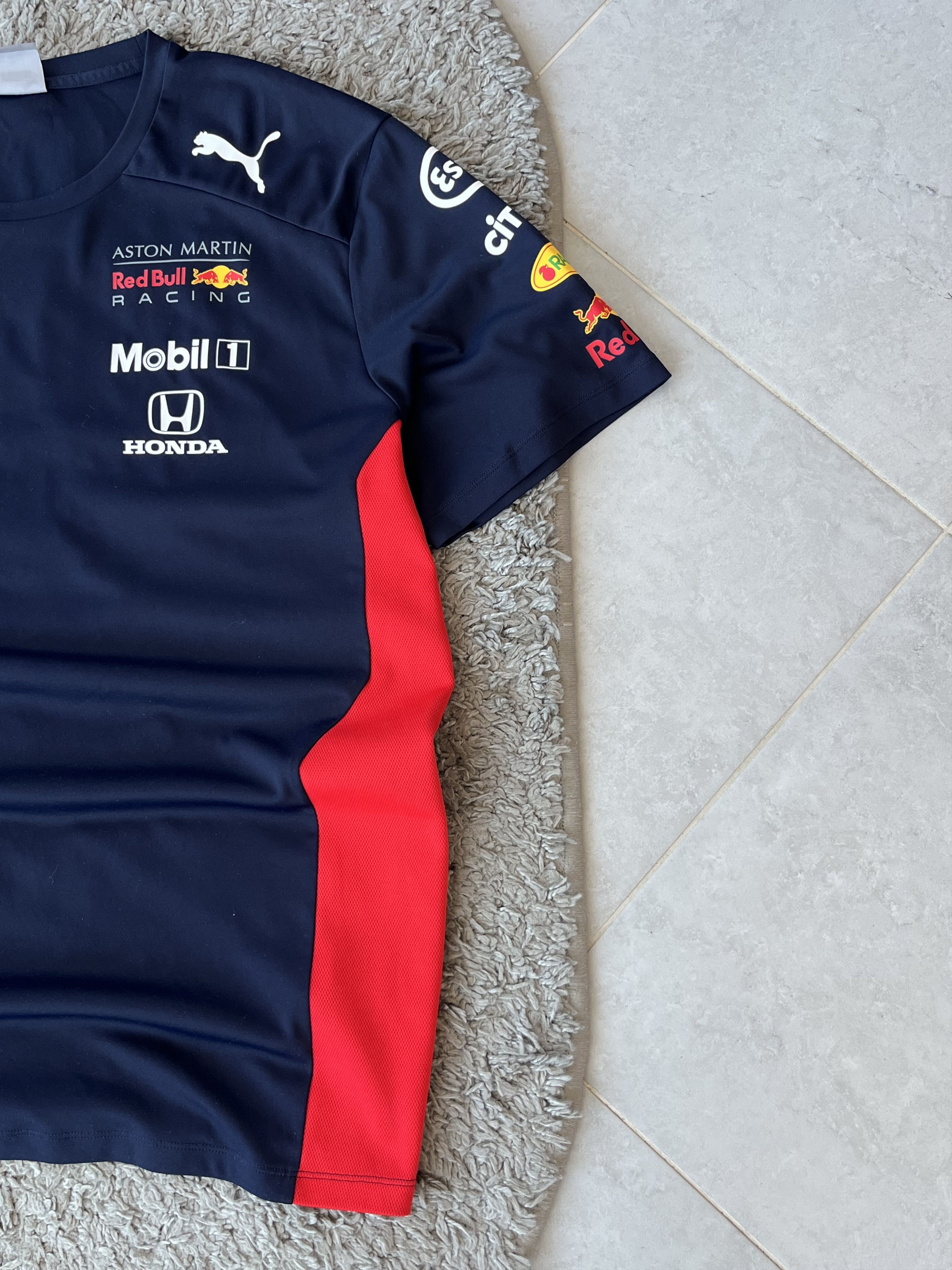 Puma PUMA Racing Motor T-shirt Red Bull / Aston Martin Sportwear Size US XL / EU 56 / 4 - 4 Thumbnail