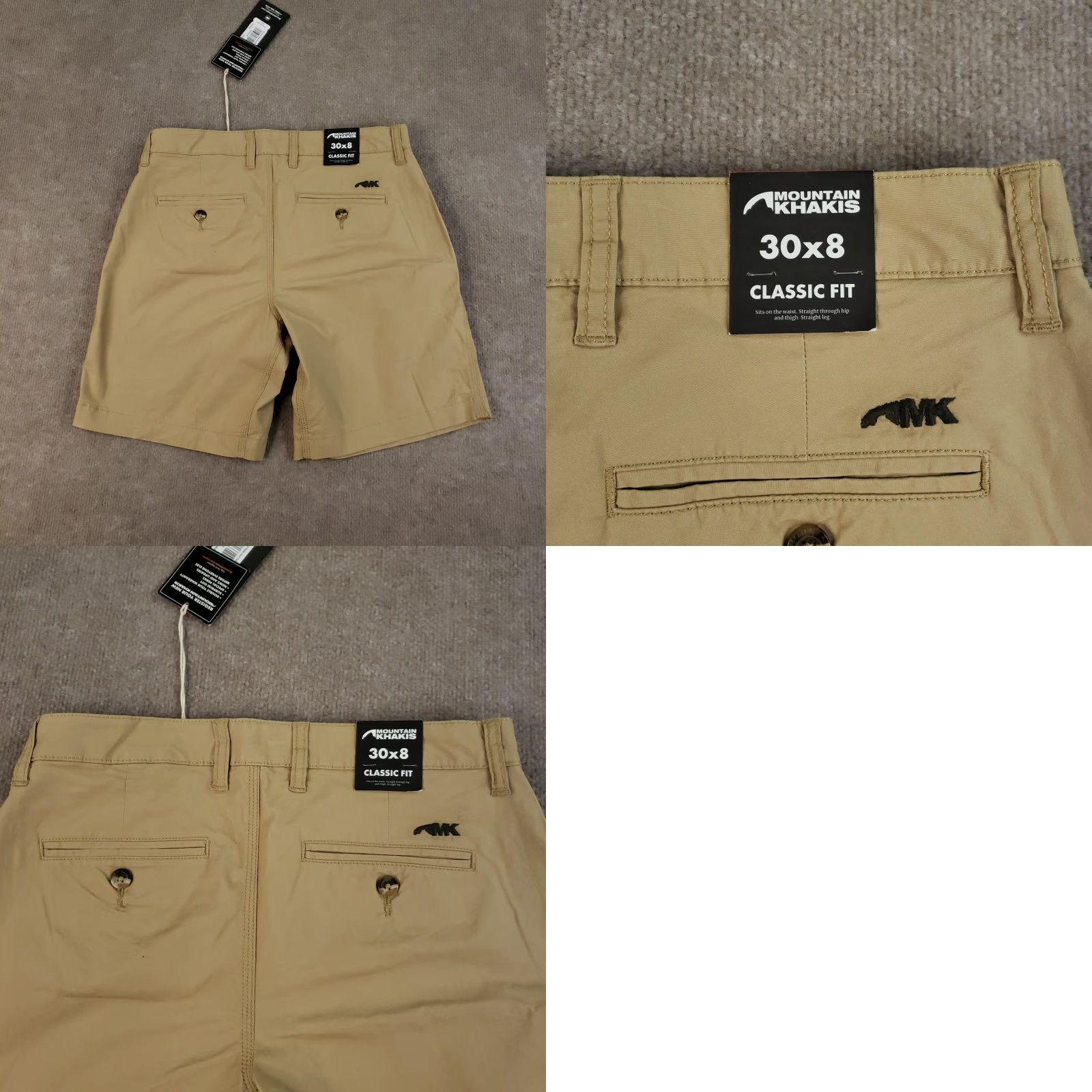 Mountain Khakis Mountain Khakis Shorts Mens Size 30 Beige Stretch Poplin Classic Fit 8" Inseam Size US 30 / EU 46 - 10 Thumbnail