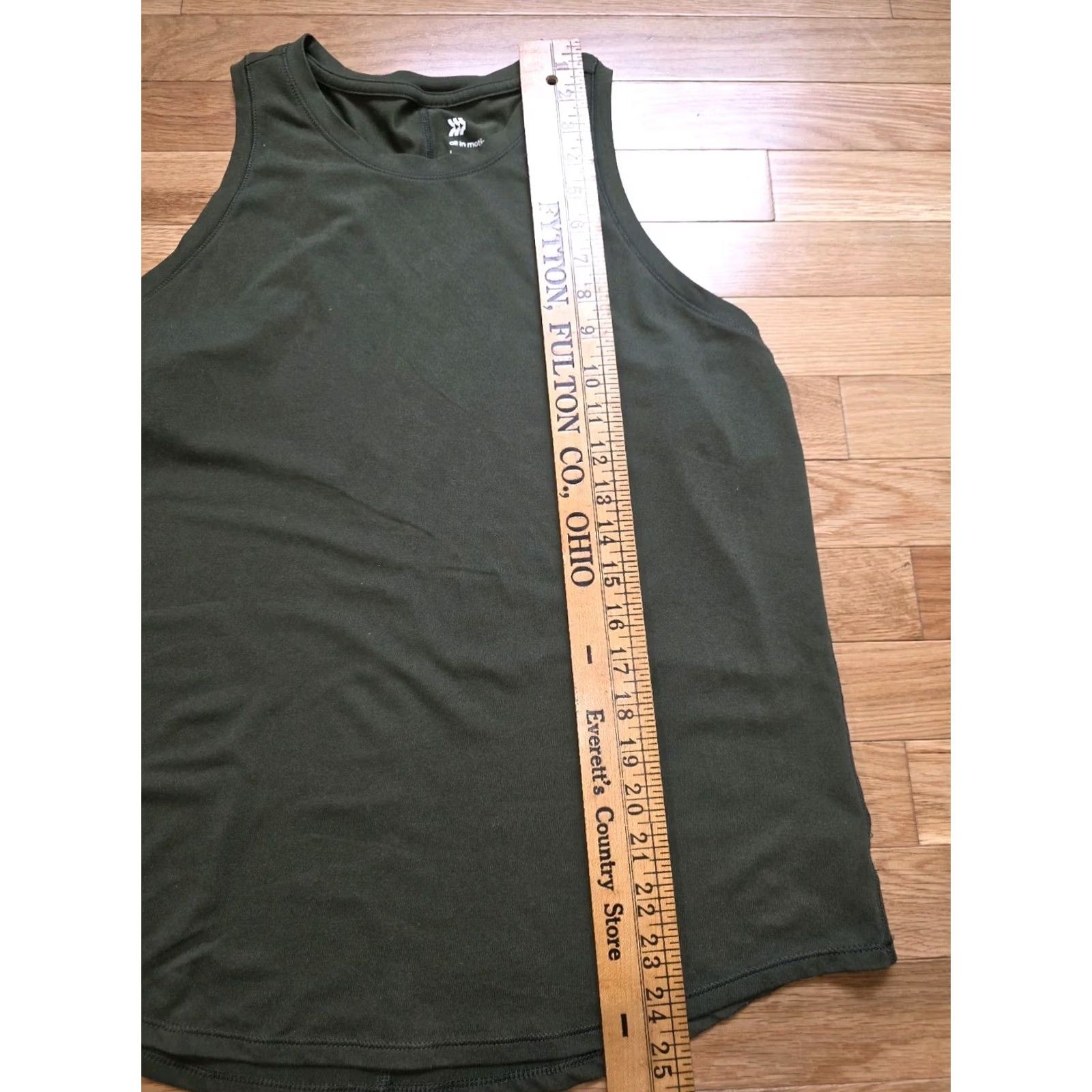 Vintage All In Motion Women's Tank Activewear Moisture Wicking Dark Green Large Size L / US 10 / IT 46 - 6 Thumbnail