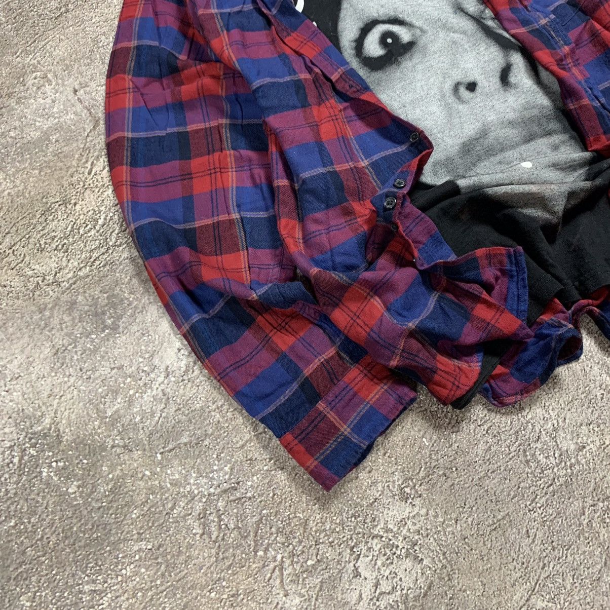 Vintage Vintage 90s Plaid Shirt Graphic Streetwear Grunge Baggy XL Size US XL / EU 56 / 4 - 2 Thumbnail