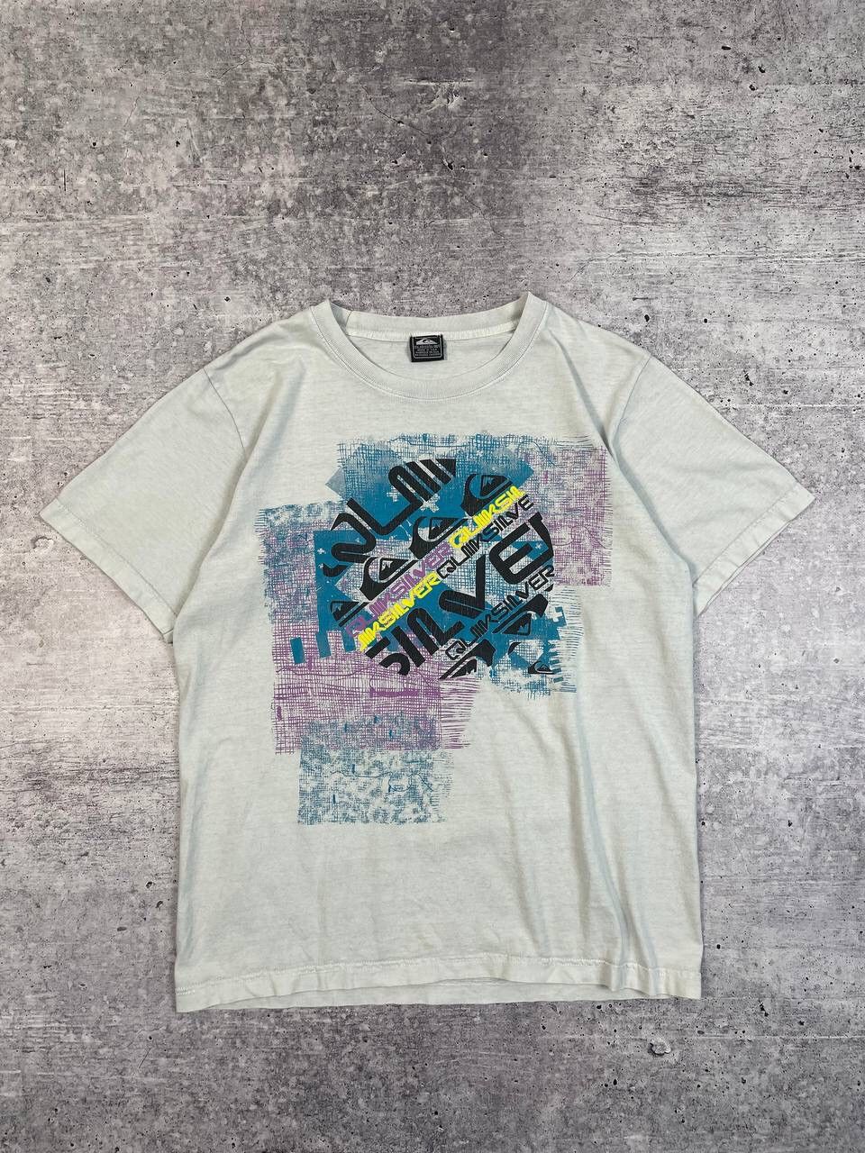 Quiksilver Vintage 90s Quiksilver Big Logo Tee T-Shirt Y2K Size US L / EU 52-54 / 3 - 1 Thumbnail