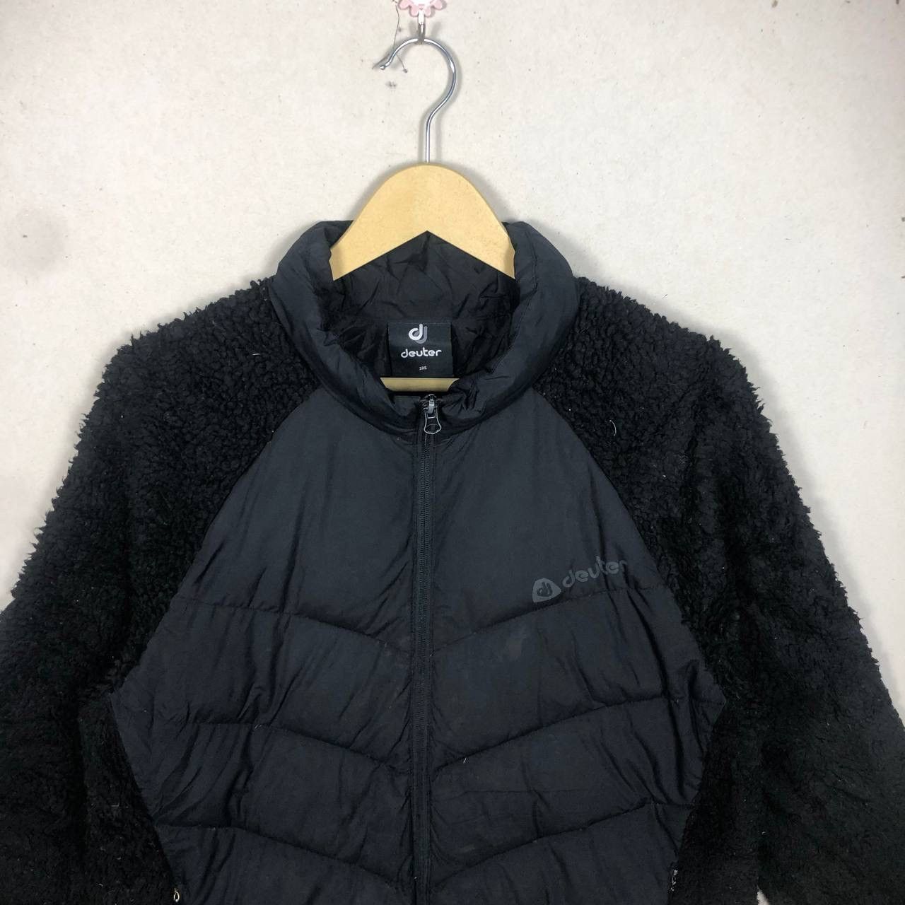 Japanese Brand Deuter Sherpa Puffer Down Jacket Black Streetwear Size US L / EU 52-54 / 3 - 3 Thumbnail