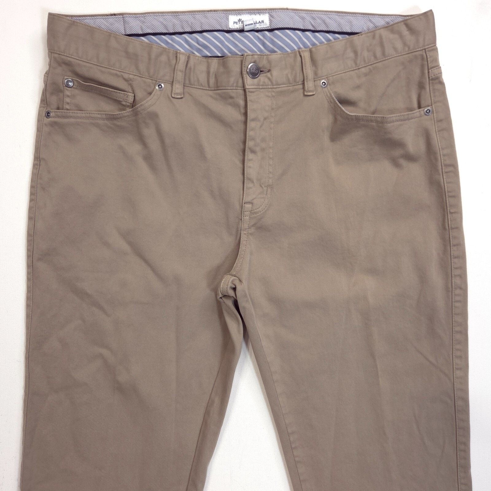 Peter Millar Peter Millar 5-Pocket Pants Mens 35x31 Beige Khaki Chinos Size US 35 - 2 Thumbnail