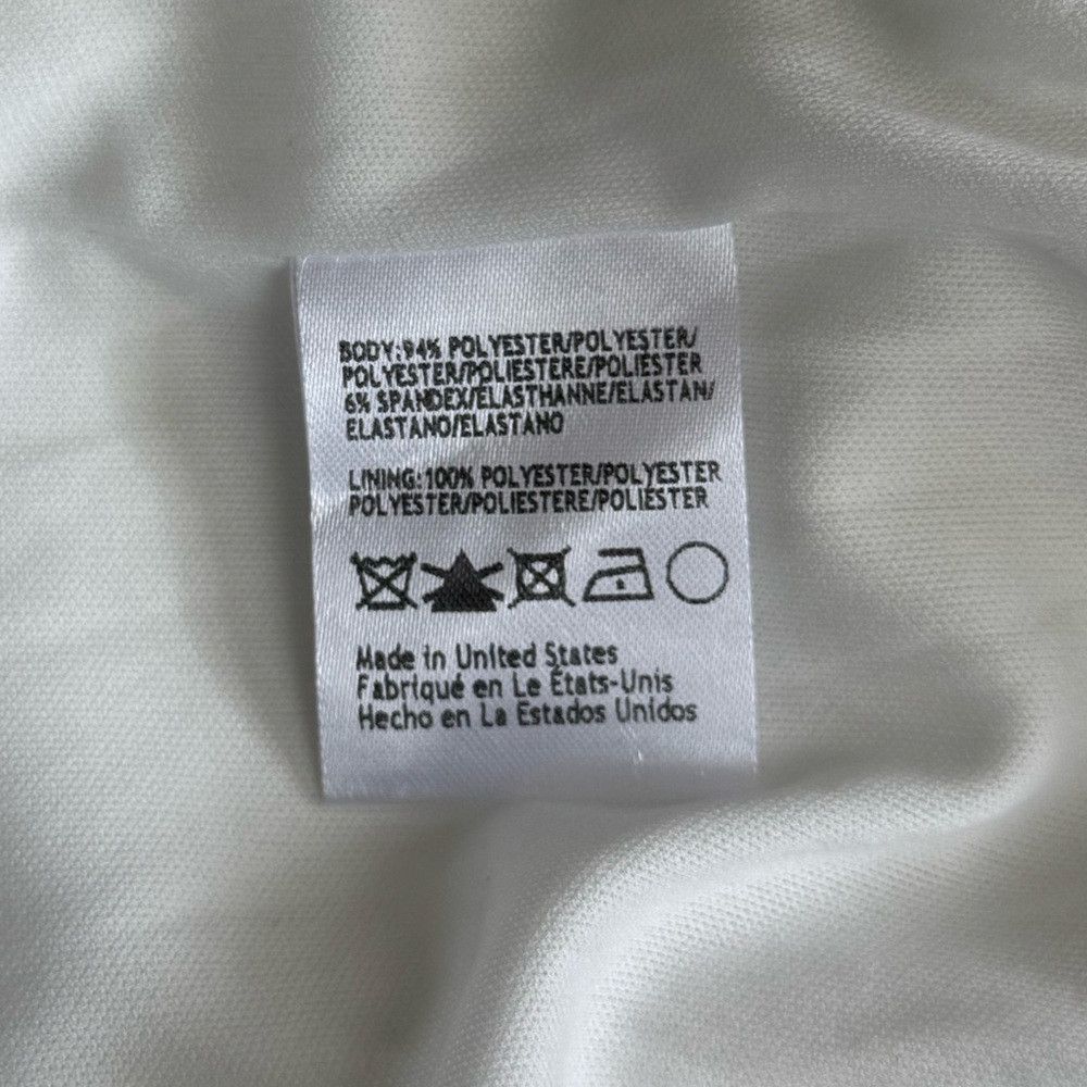 Other BHLDN Caron V Neck Crepe Antique White Dress Bridal Size XS / US 0-2 / IT 36-38 - 6 Thumbnail