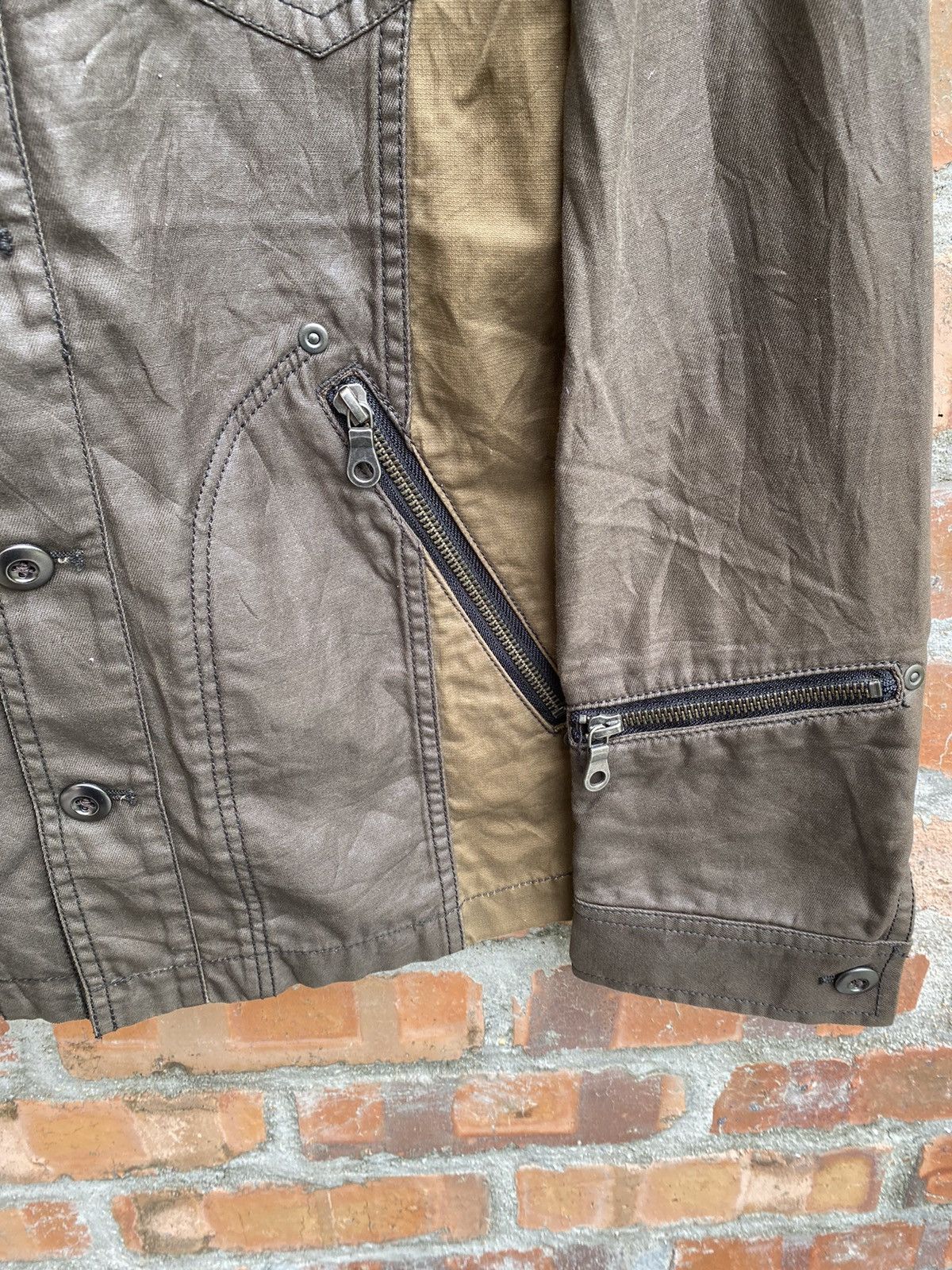 Obelisk 2000s Edge Rupert Wax hybrid Multipocket Vkei Jacket Size US S / EU 44-46 / 1 - 10 Thumbnail