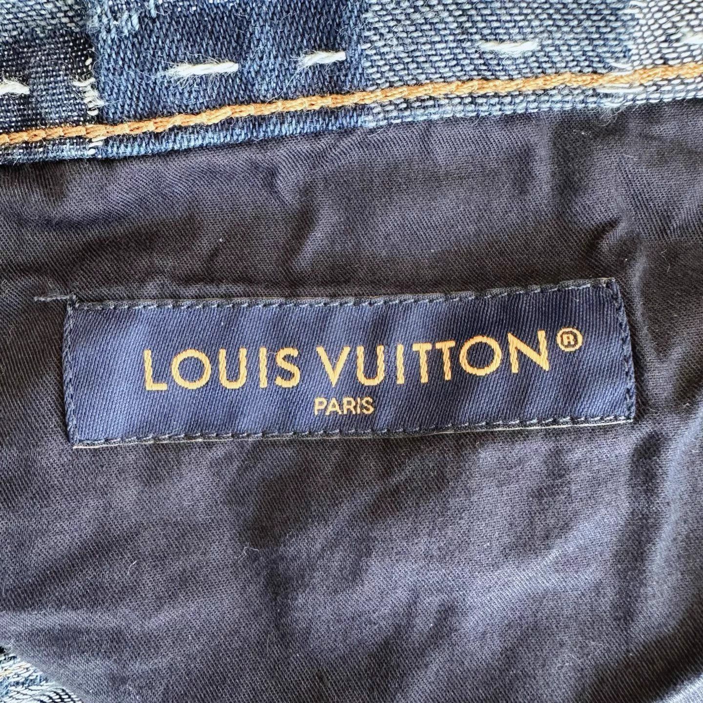 Louis Vuitton LV Nigo x 25 Damier print men's jeans 38 Size US 38 / EU 54 - 3 Thumbnail