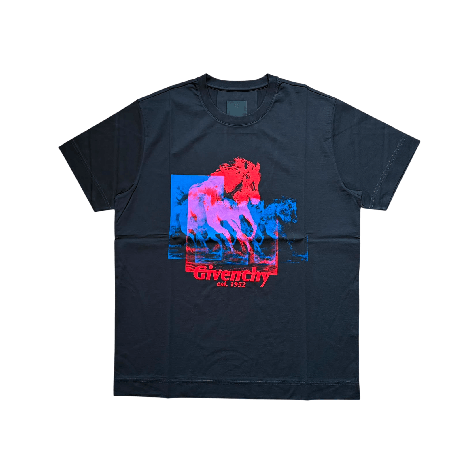 Givenchy Black Silk Organza Madonna Cross Oversized T-Shirt | Grailed
