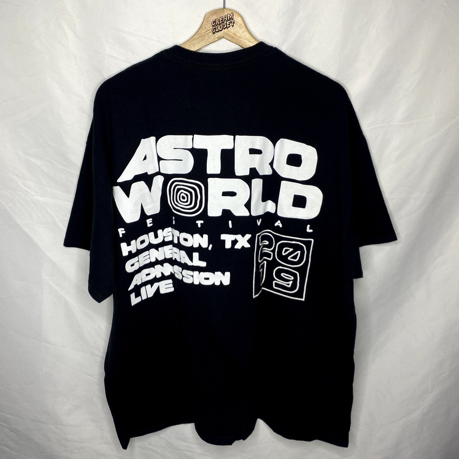 Travis Scott Cactus Jack Astroworld Festival Staff Hip Hop newest Rap Tour Merch Tee XL