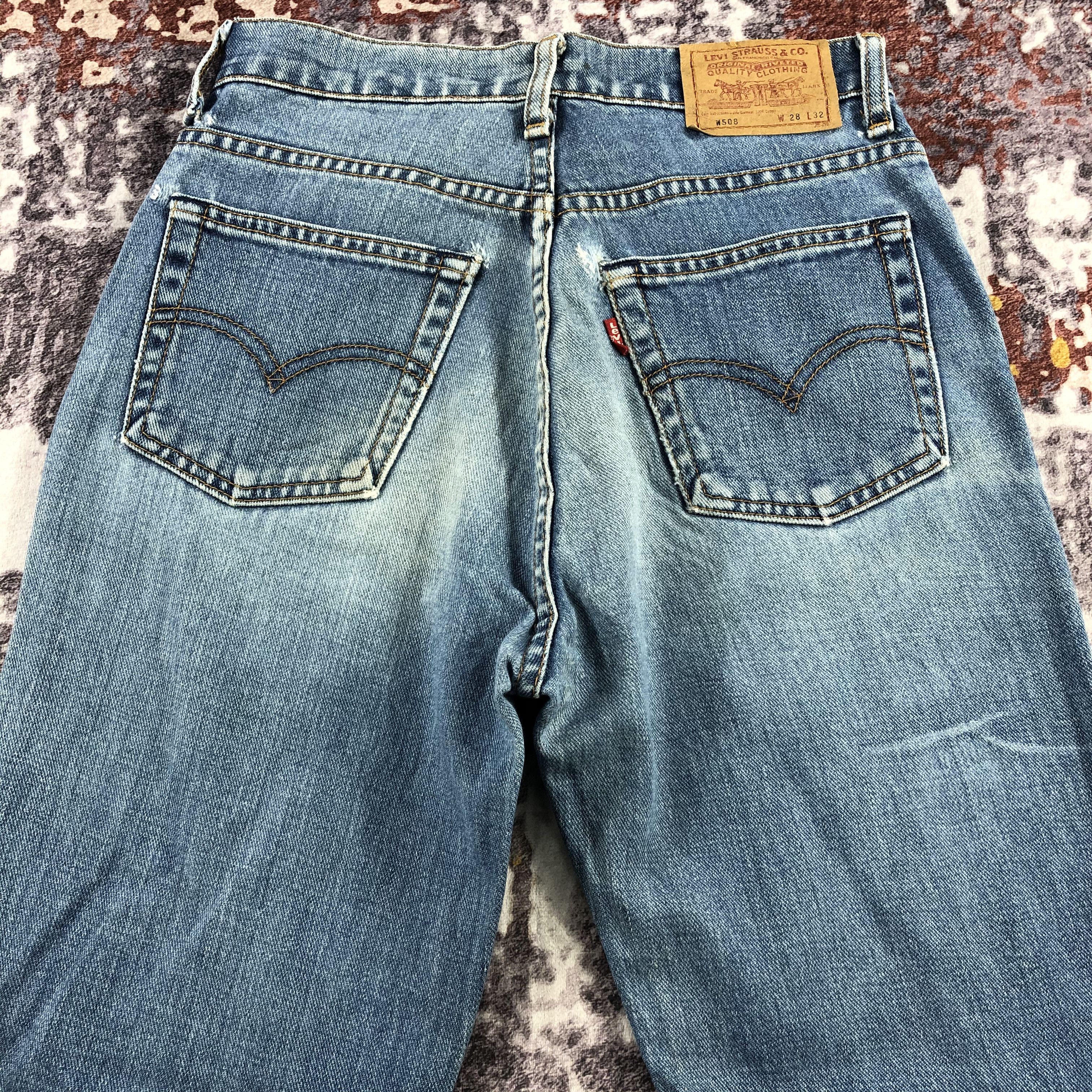 Levi's × Vintage Vintage 90s Blue Wash Levis 508 Jeans-JM2320 Size US 26 / EU 42 - 4 Thumbnail