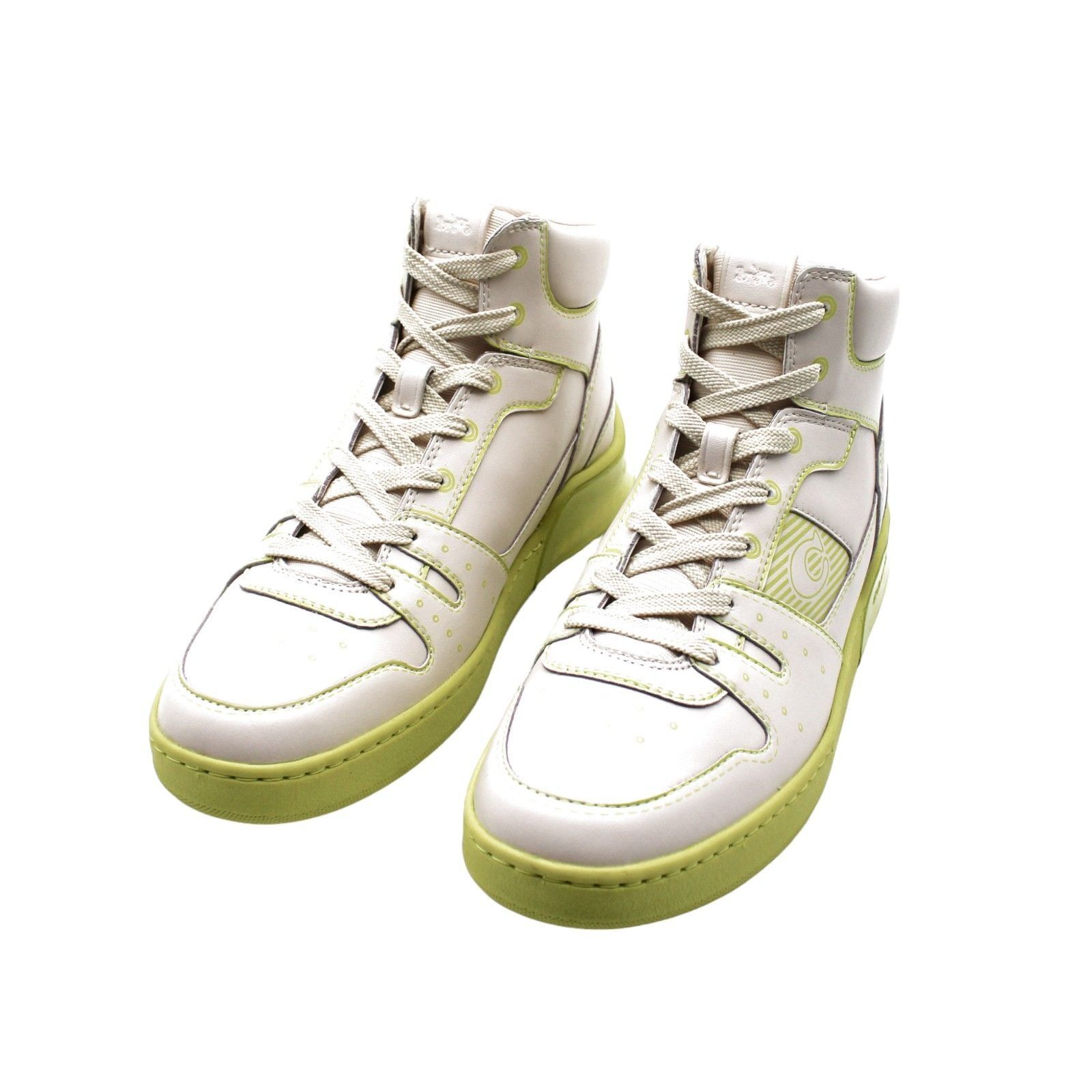 Coach COACH High Top Sneakers - White Size US 9 / EU 42 - 2 Thumbnail
