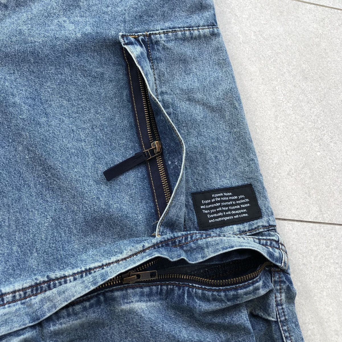 Undercover Undercover x GU Denim Convertible Wide Cargo Pants Size US 34 / EU 50 - 9 Thumbnail