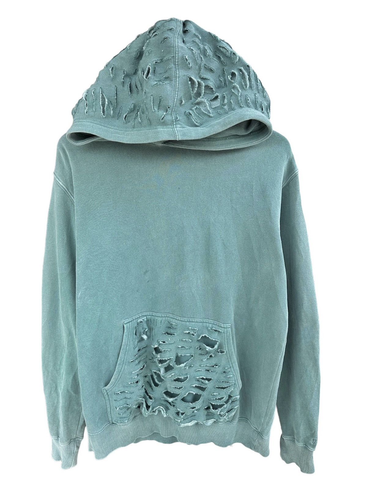 If Six Was Nine × Japanese Brand × Le Grande Bleu (L.G.B.) Distressed Faded Hoodie Crewsive Ifsixwasnine lgb styled Size US L / EU 52-54 / 3 - 1 Thumbnail