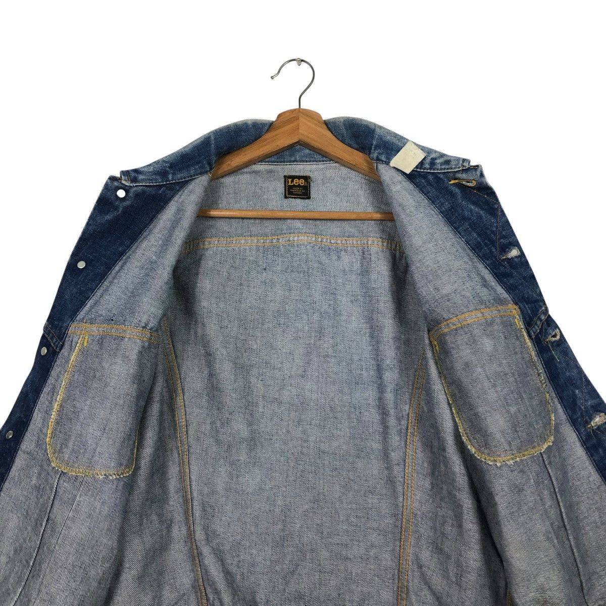 Lee 🔥VINTAGE 80’s TRUCKER DENIM JACKET LEE MADE IN CANADA Size US M / EU 48-50 / 2 - 16 Thumbnail