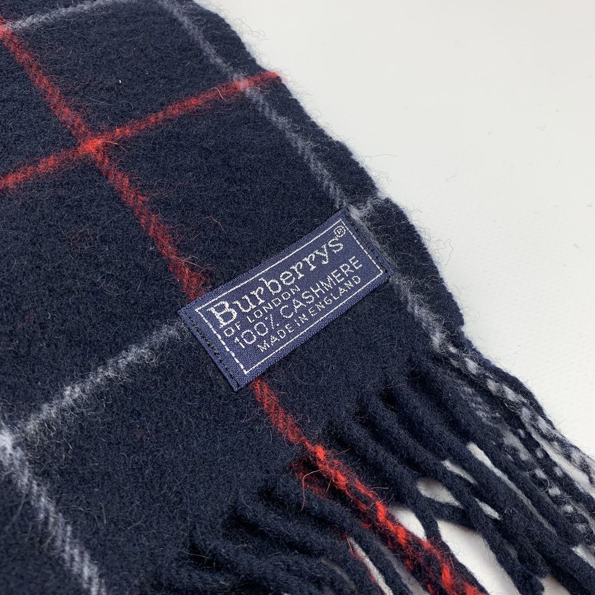 Burberry × Burberry Prorsum × Vintage Burberry vintage cashmere checked scarf Size ONE SIZE - 2 Thumbnail