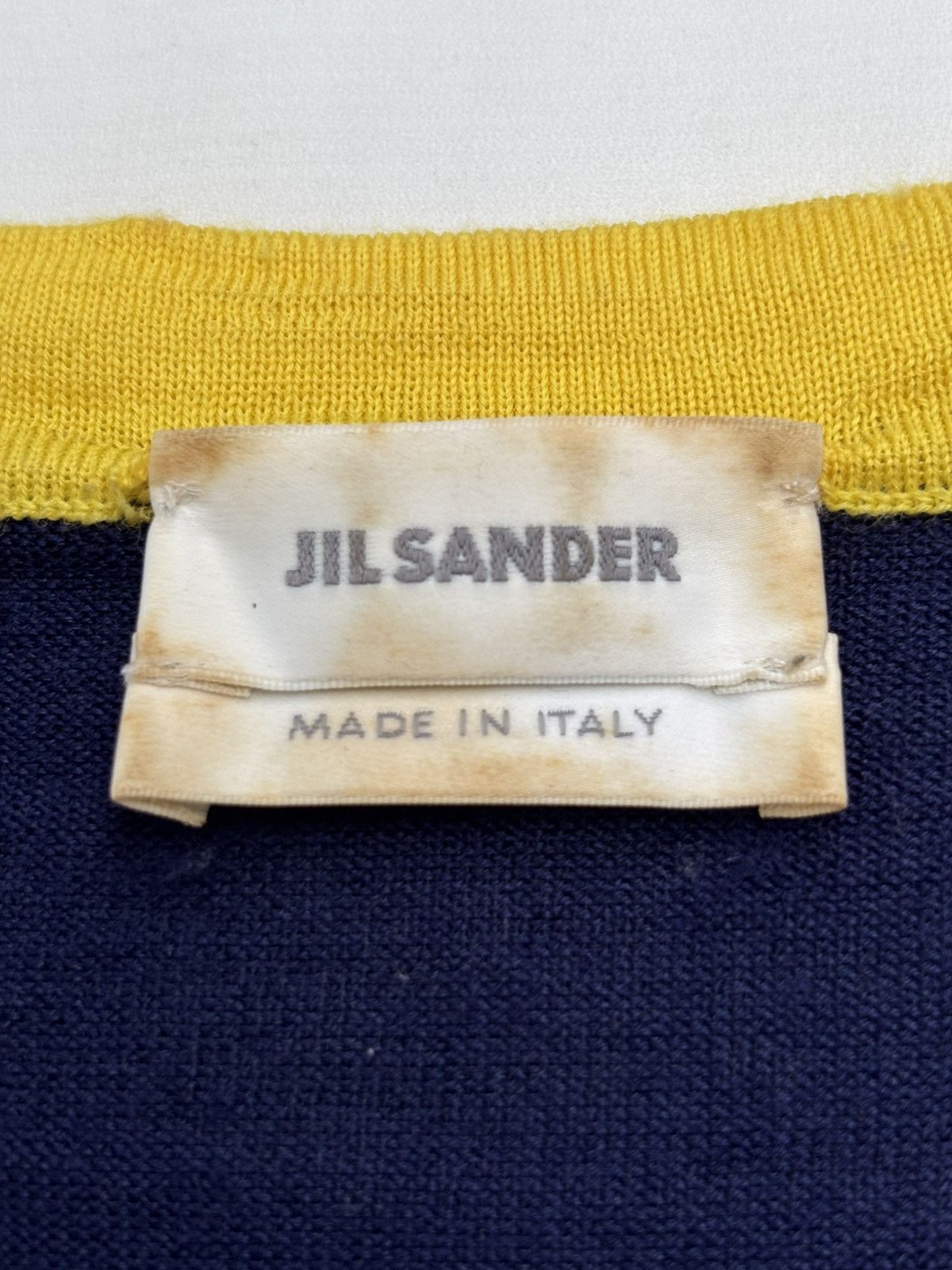 Jil Sander × Raf Simons SS13 RUNWAY Wool Knit Short Sleeve Sweater Size US L / EU 52-54 / 3 - 7 Thumbnail