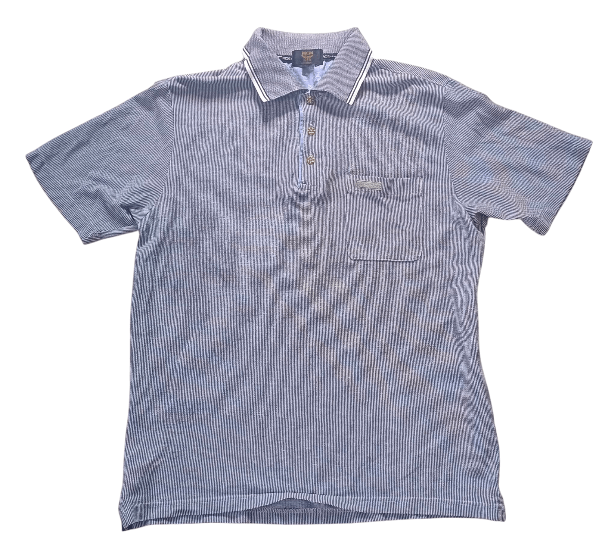 MCM Vintage 90s MCM Polo Tshirt Size US L / EU 52-54 / 3 - 1 Thumbnail