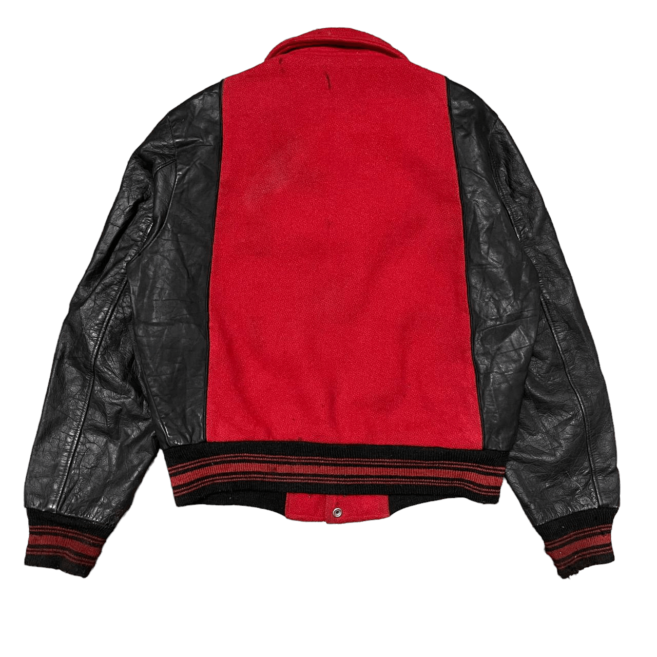 Vintage Vintage H.E.C.E. Varsity Jacket Wool Leather Size US M / EU 48-50 / 2 - 16 Thumbnail