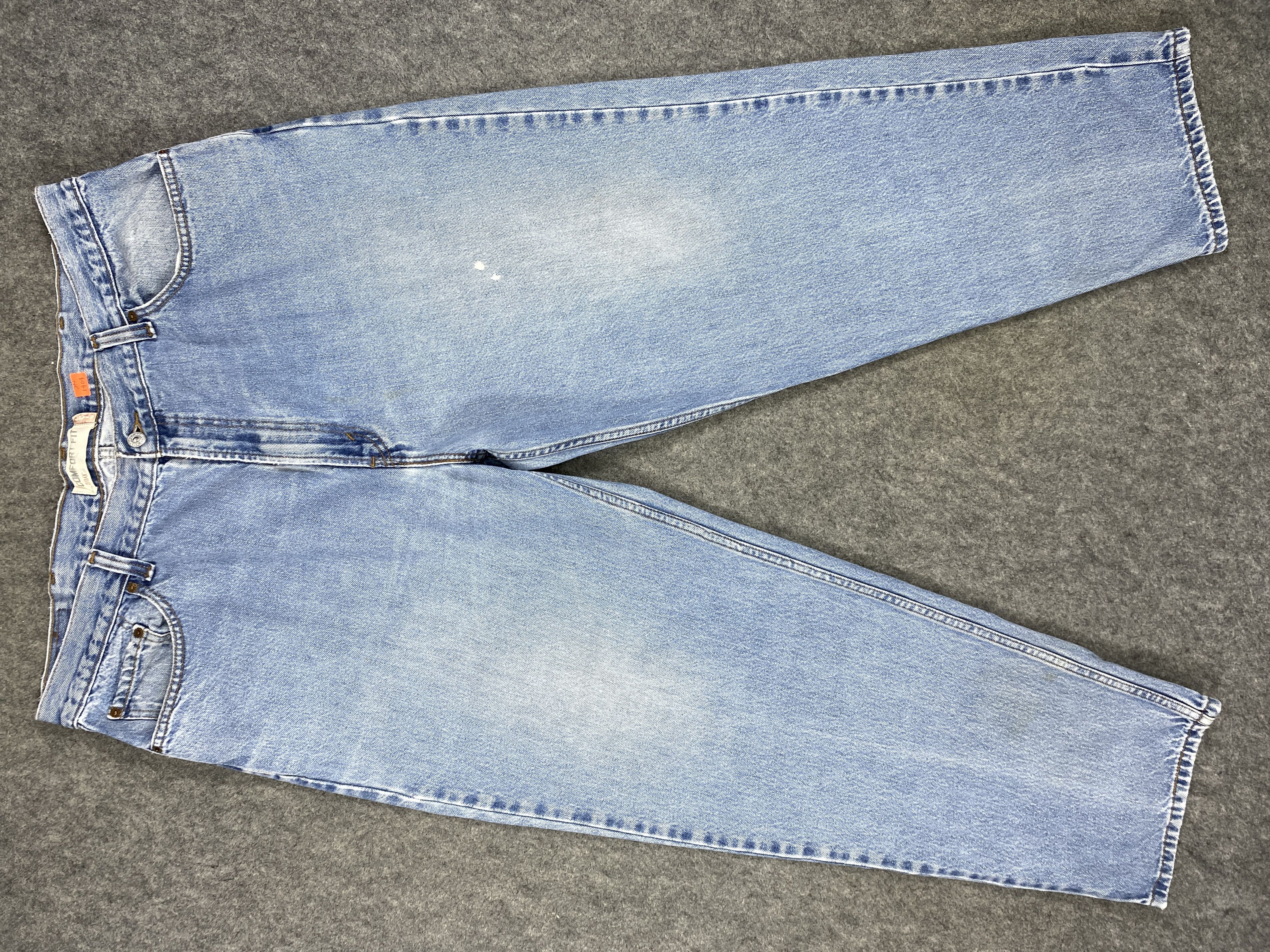 image of Distressed Denim x Levis Mid Blue Levi's 560 Jeans 41X30 Denim -Jn1404, Men's