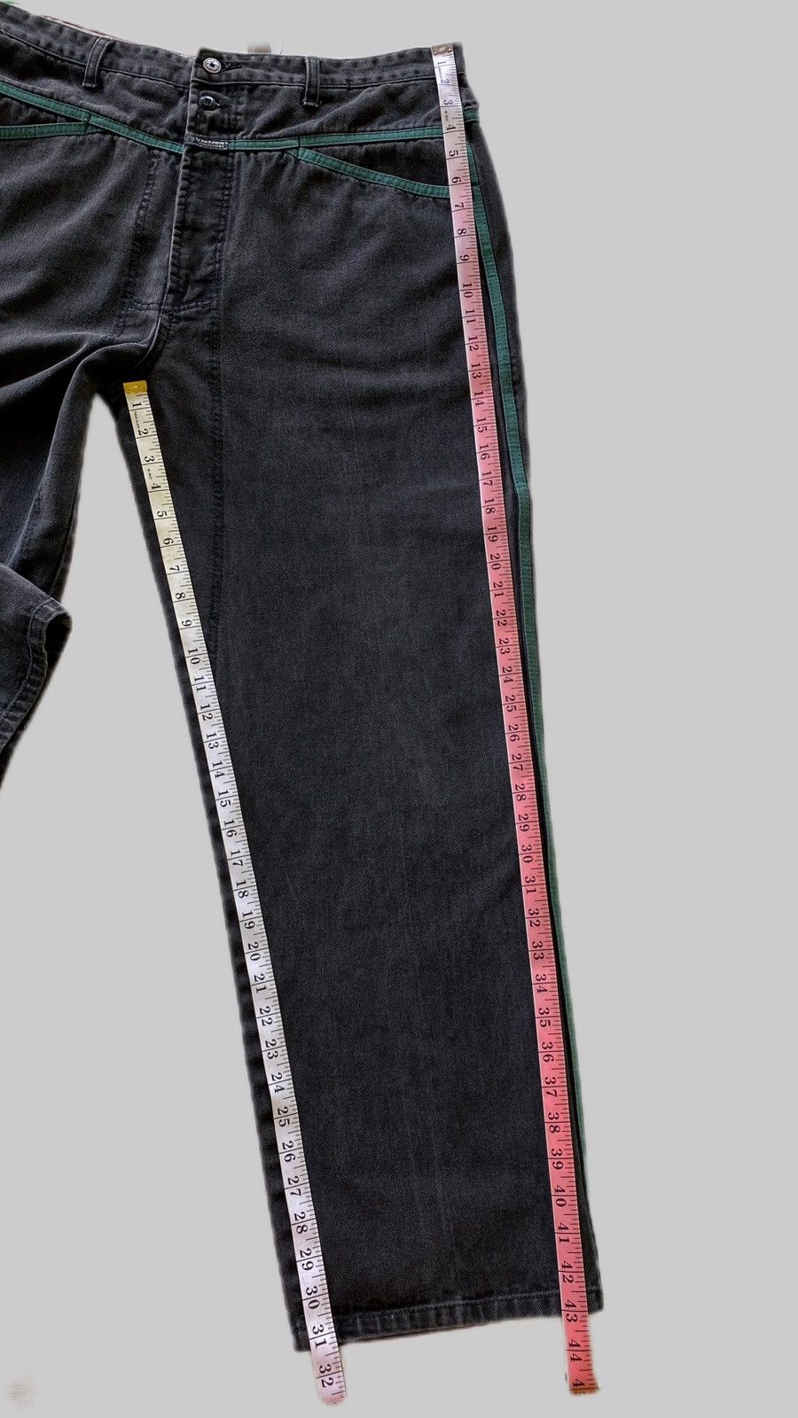 Marithe + Francois Girbaud Vintage M+FG 5Pockets Skater Jeans Size US 36 / EU 52 - 8 Thumbnail