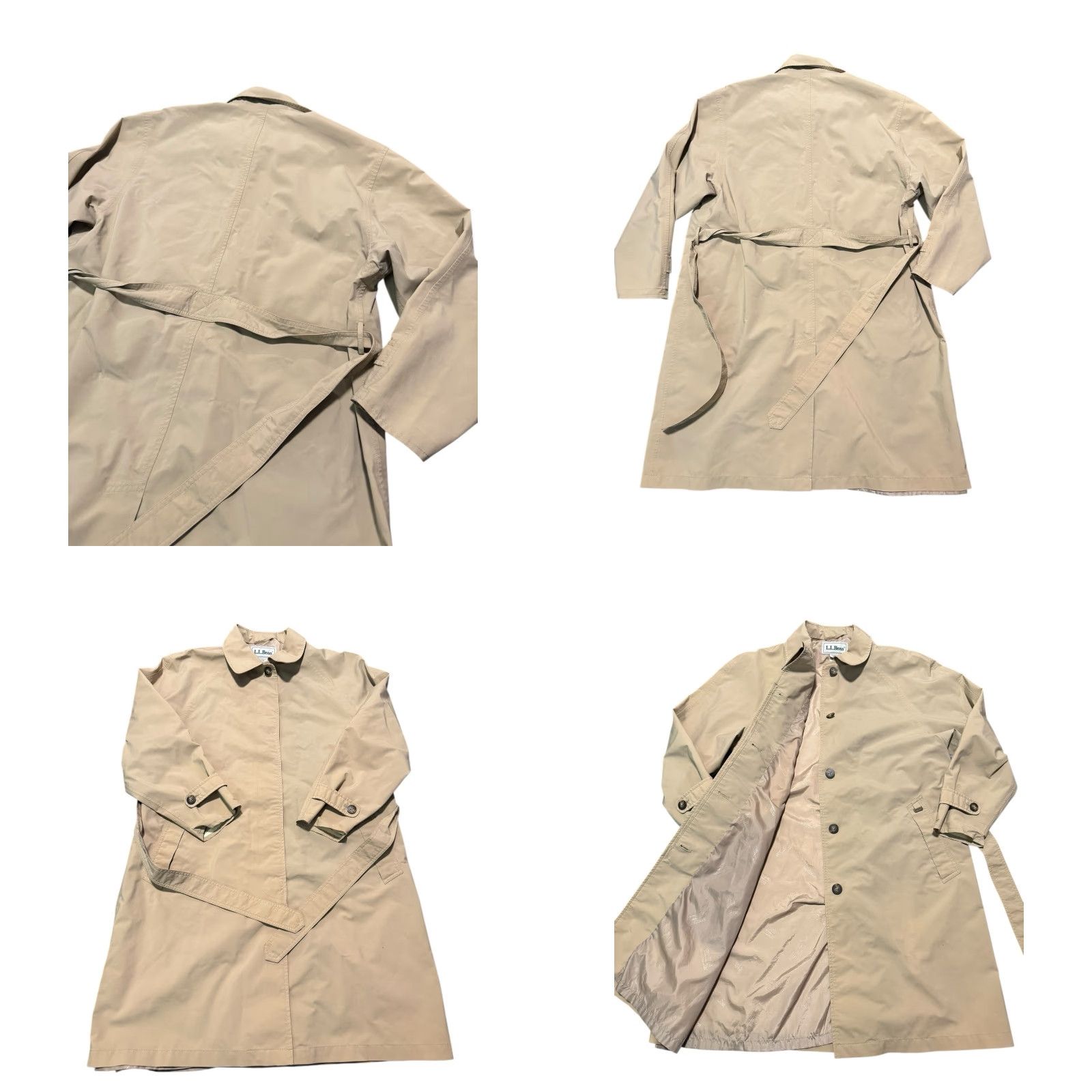 Vintage VINTAGE L.L. BEAN Women’s GORE-TEX Trench Coat Rain Jacket Khaki Tan PL Petite L Jacket Women Size L / US 10 / IT 46 - 8 Thumbnail