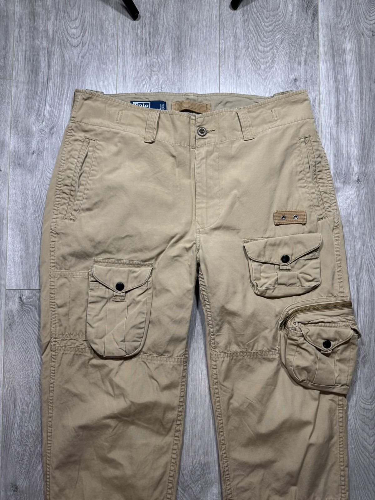 Polo Ralph Lauren S521 Military Cargo Pants tag Size 35 x 30
