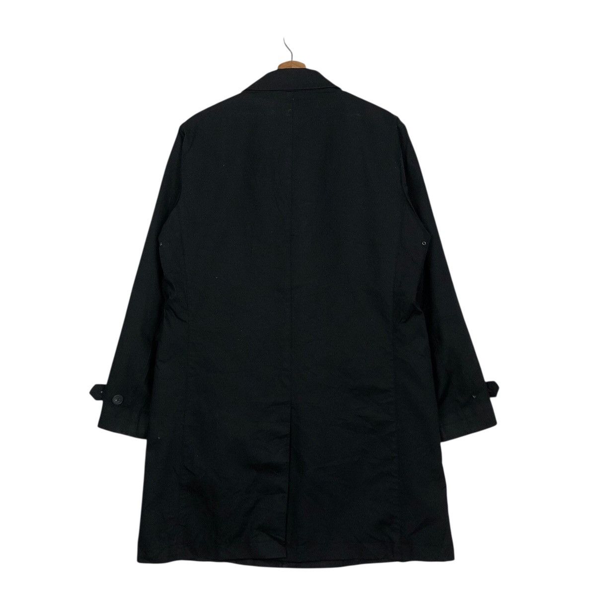 Japanese Brand SHIPS Archival Noir Tech-Twill Overcoat Issey Miyake Size US M / EU 48-50 / 2 - 10 Thumbnail