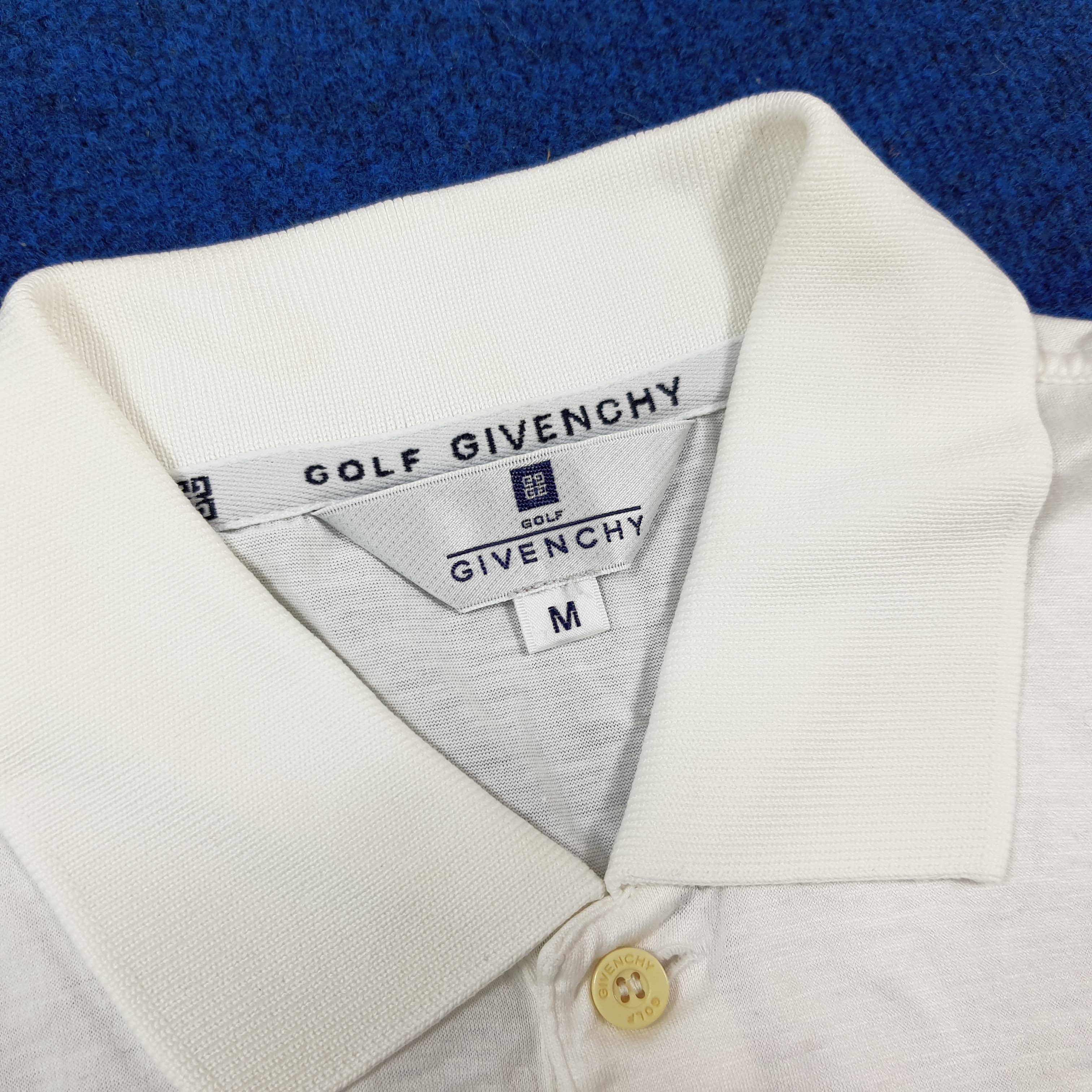 Givenchy Vintage Givenchy Golf White Polo Shirt C294N45 Size US M / EU 48-50 / 2 - 5 Thumbnail