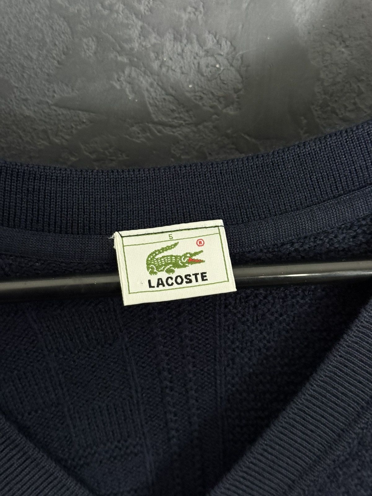 Lacoste Vintage 90s Lacoste Knit Cardigan Sweater Size US M / EU 48-50 / 2 - 9 Thumbnail