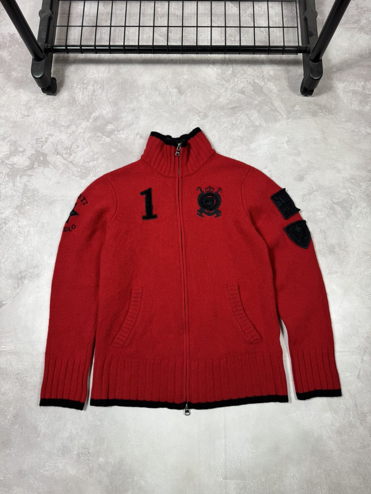 Hackett Vintage Hackett Wool Zip Sweater Size US M / EU 48-50 / 2 - 1 Thumbnail