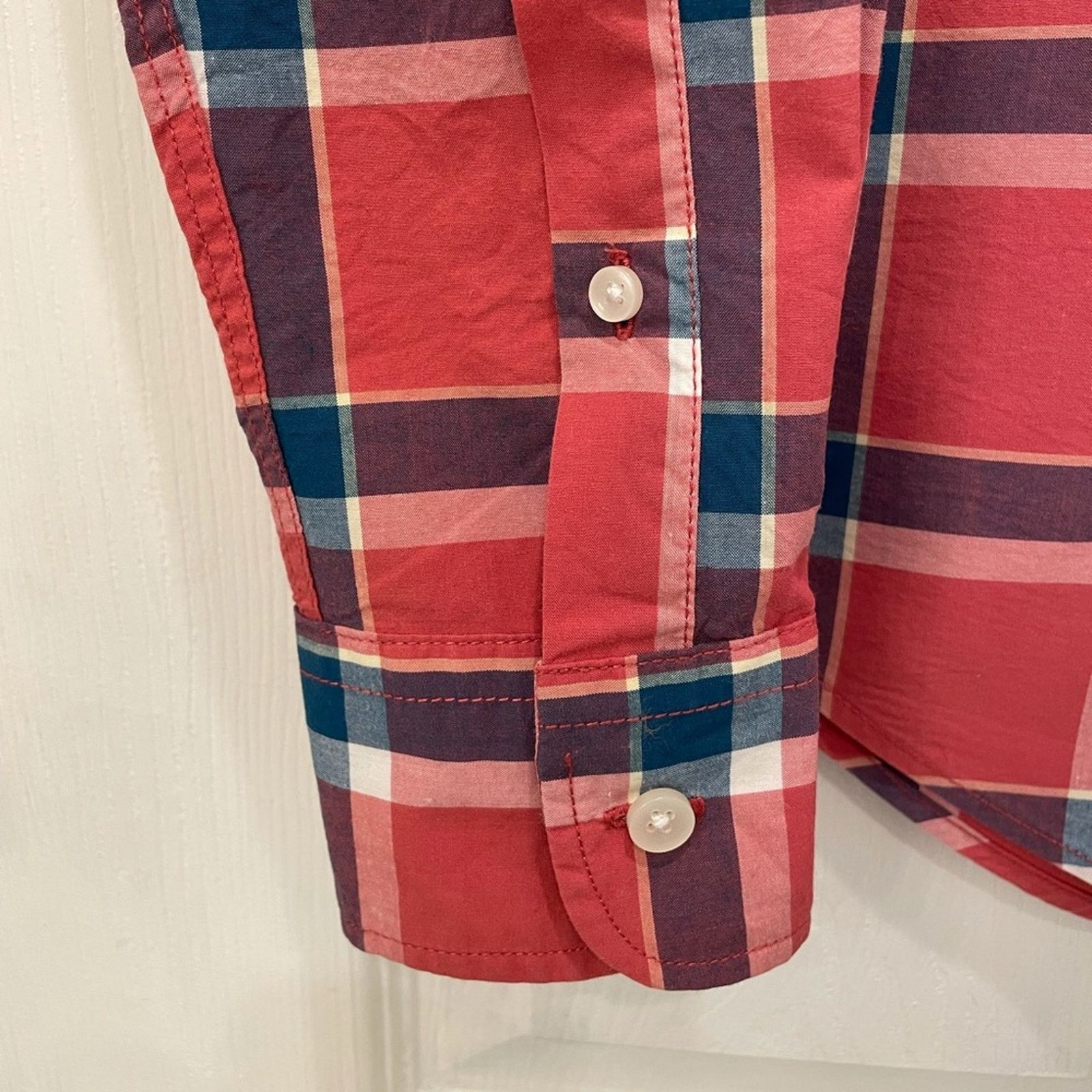American Eagle Outfitters American Eagle Outfitters Plaid Poplin Button Down Shirt XS Size US XS / EU 42 / 0 - 4 Thumbnail