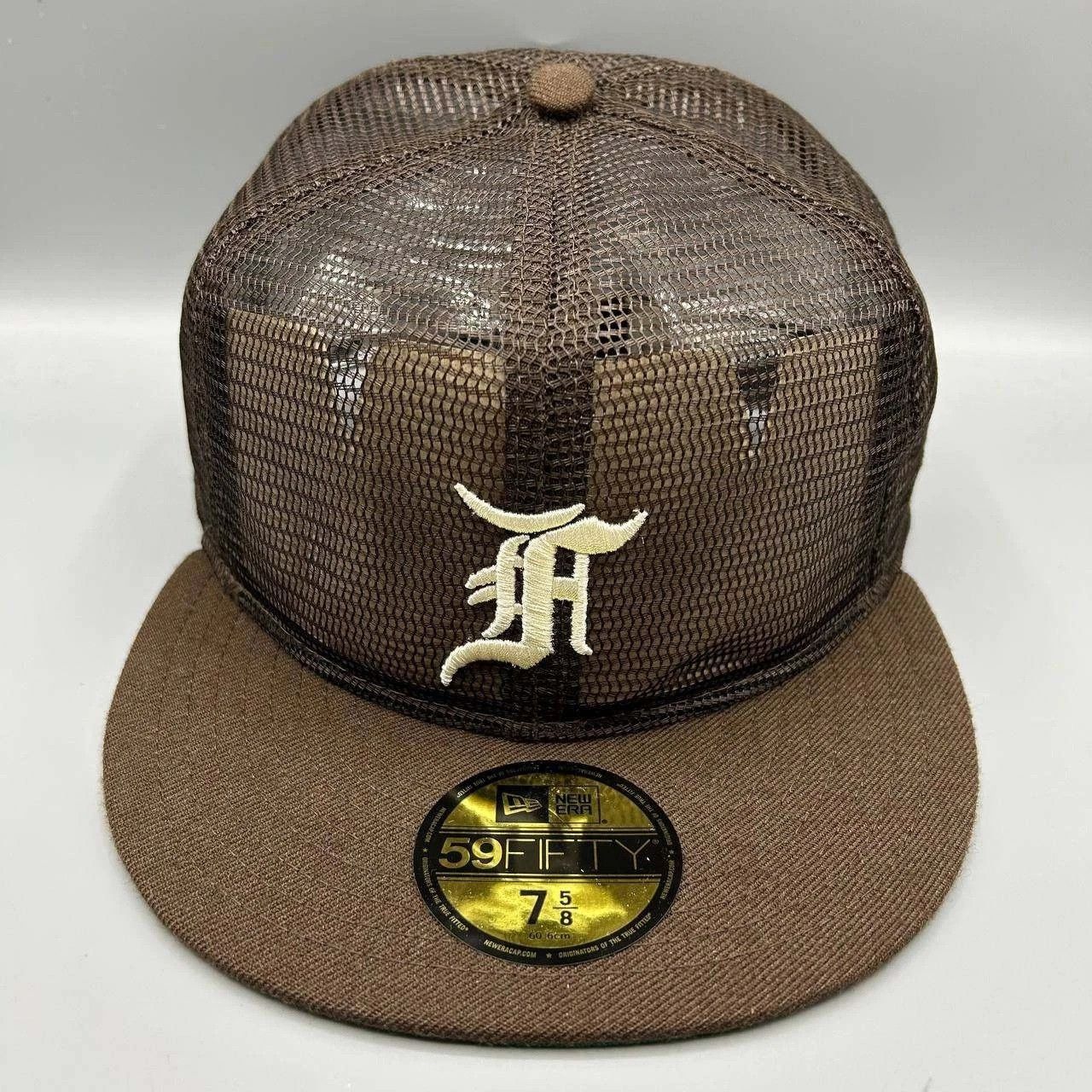 New Era Fear of God 7 5/8 59Fifty New Era Mesh Hat Fitted FOG Jordan Size ONE SIZE - 1 Thumbnail