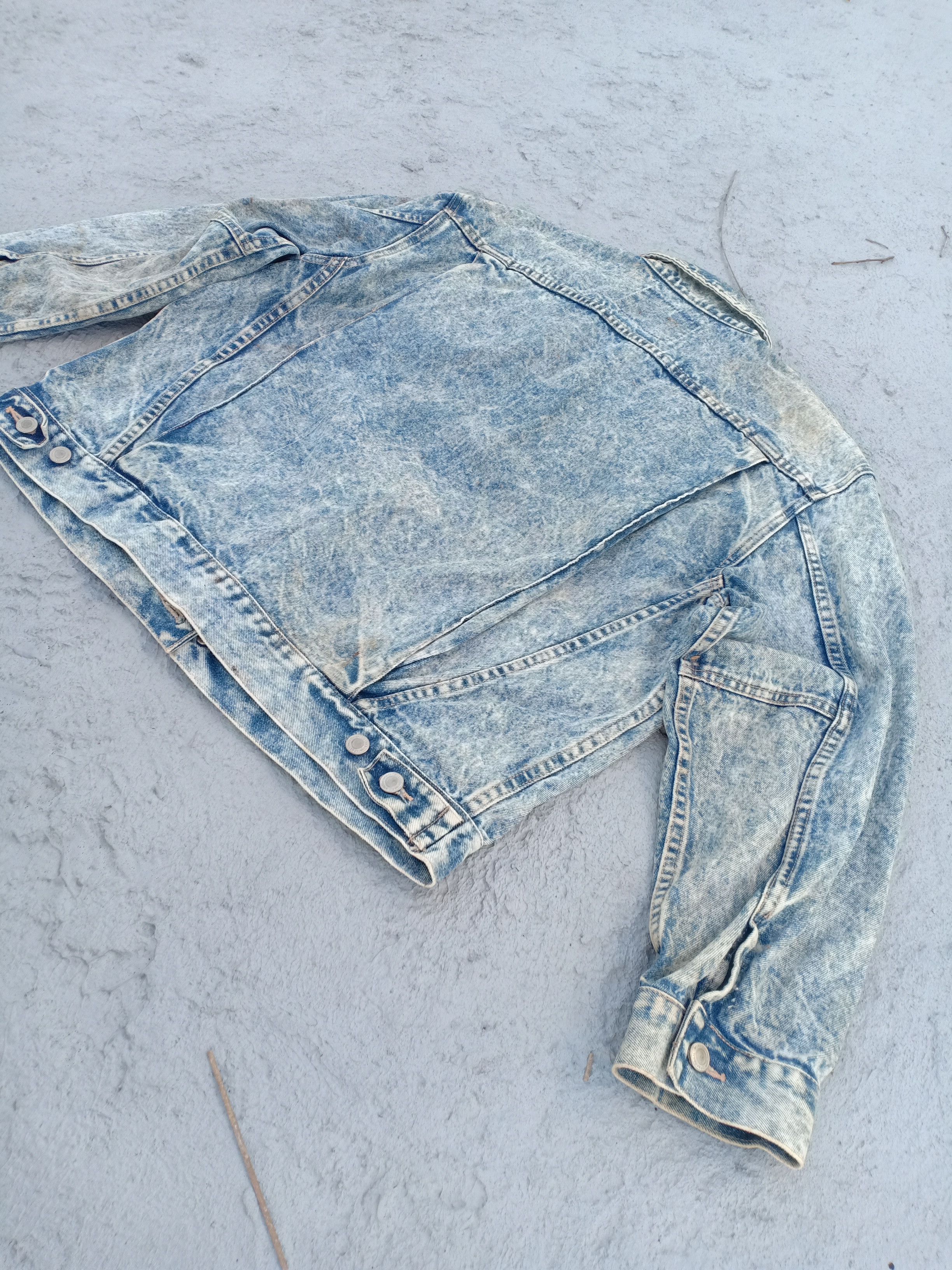 Vintage G.L HEART acid wash jacket Size US L / EU 52-54 / 3 - 3 Thumbnail